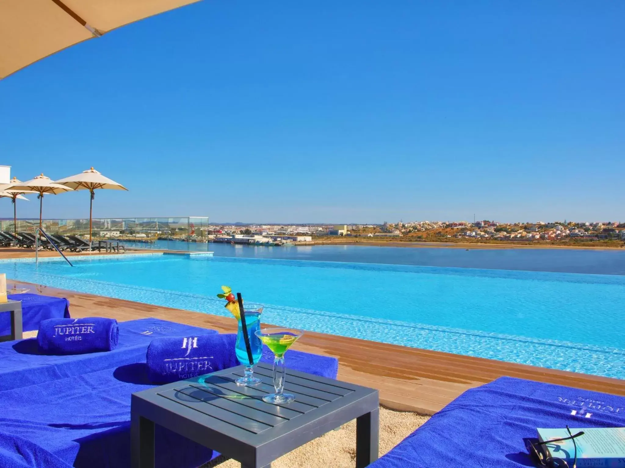 Pool view in Jupiter Marina Hotel - Couples & Spa