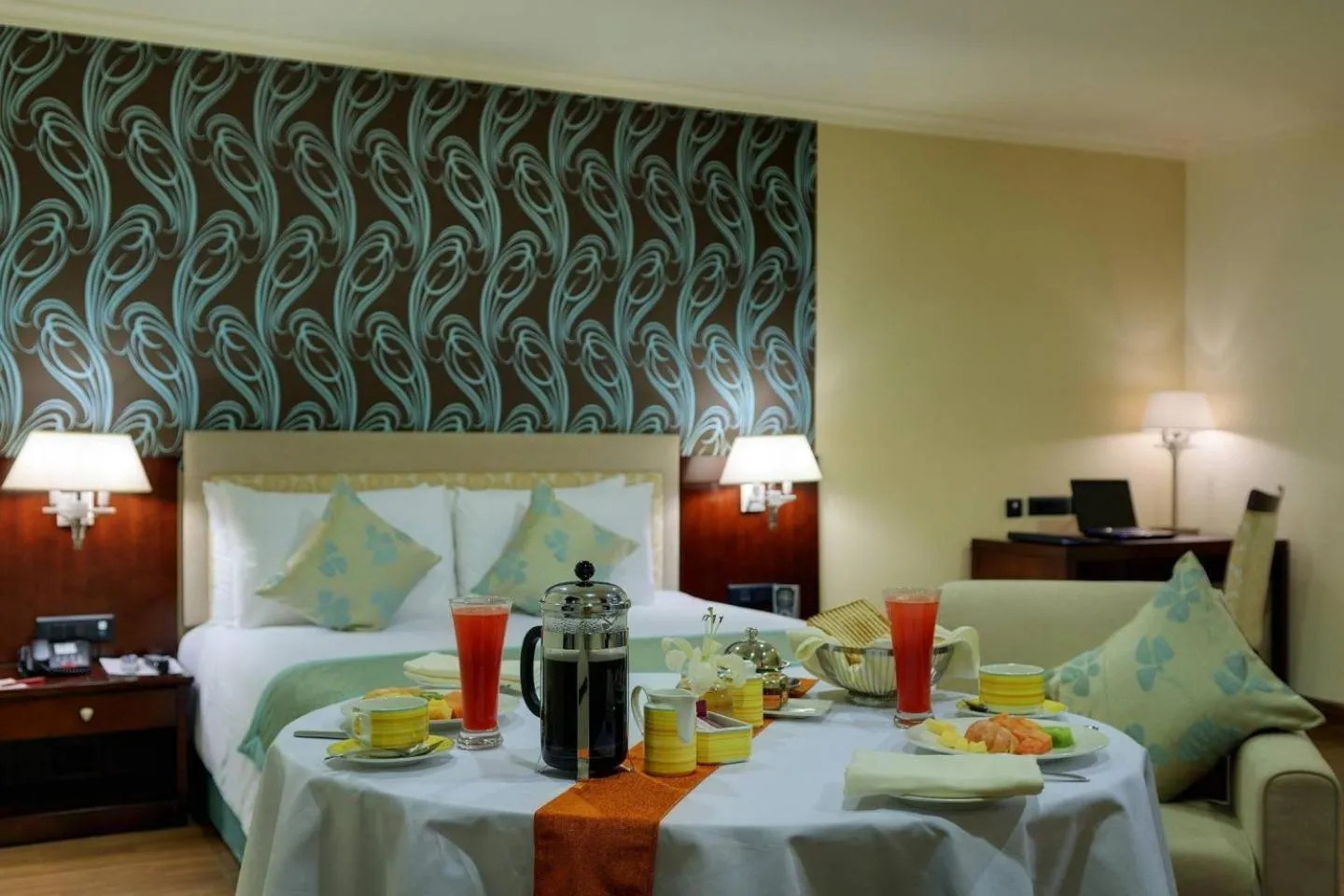 Bedroom, Bed in Royalton Hyderabad Abids