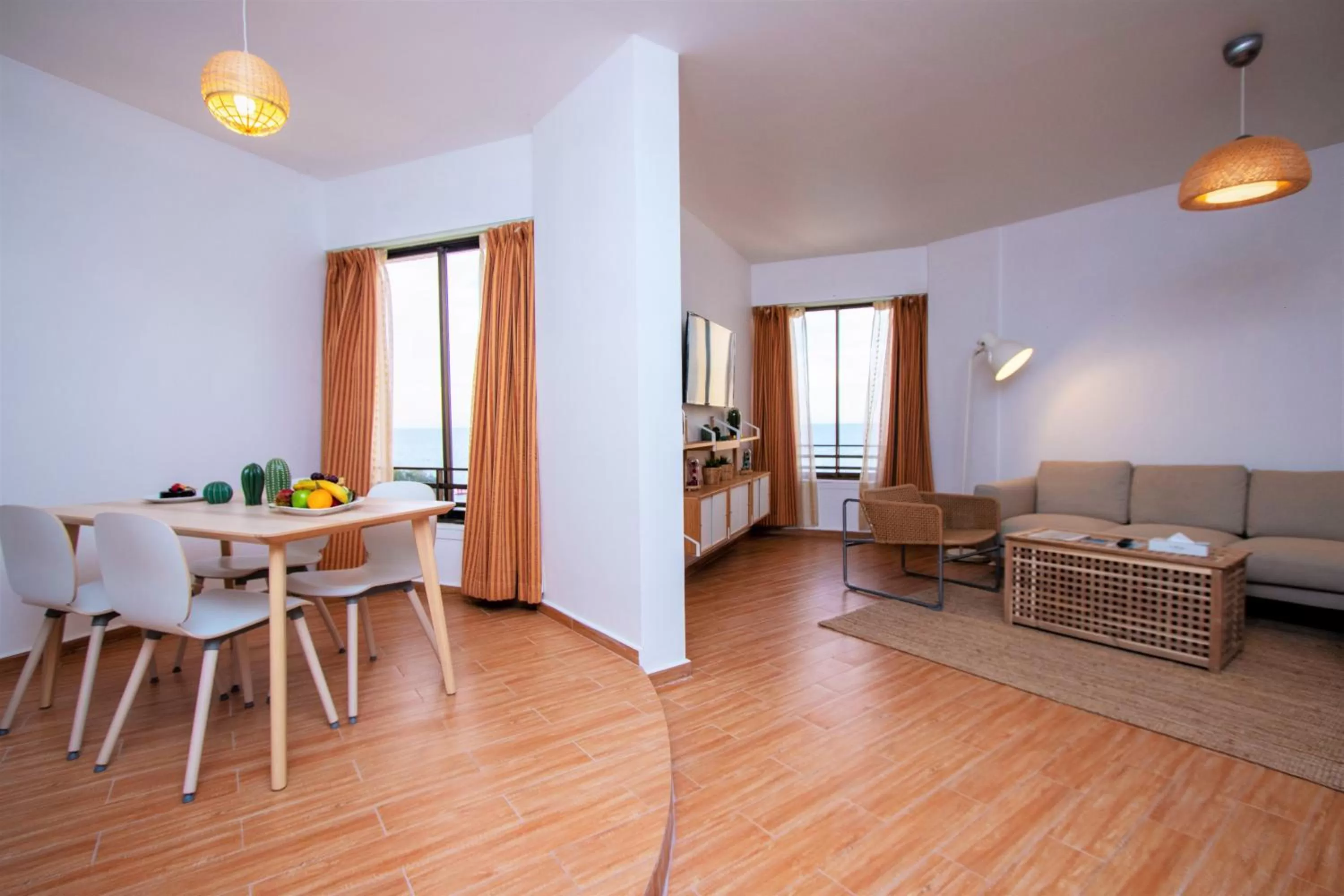 Seating area in BM Beach Hotel