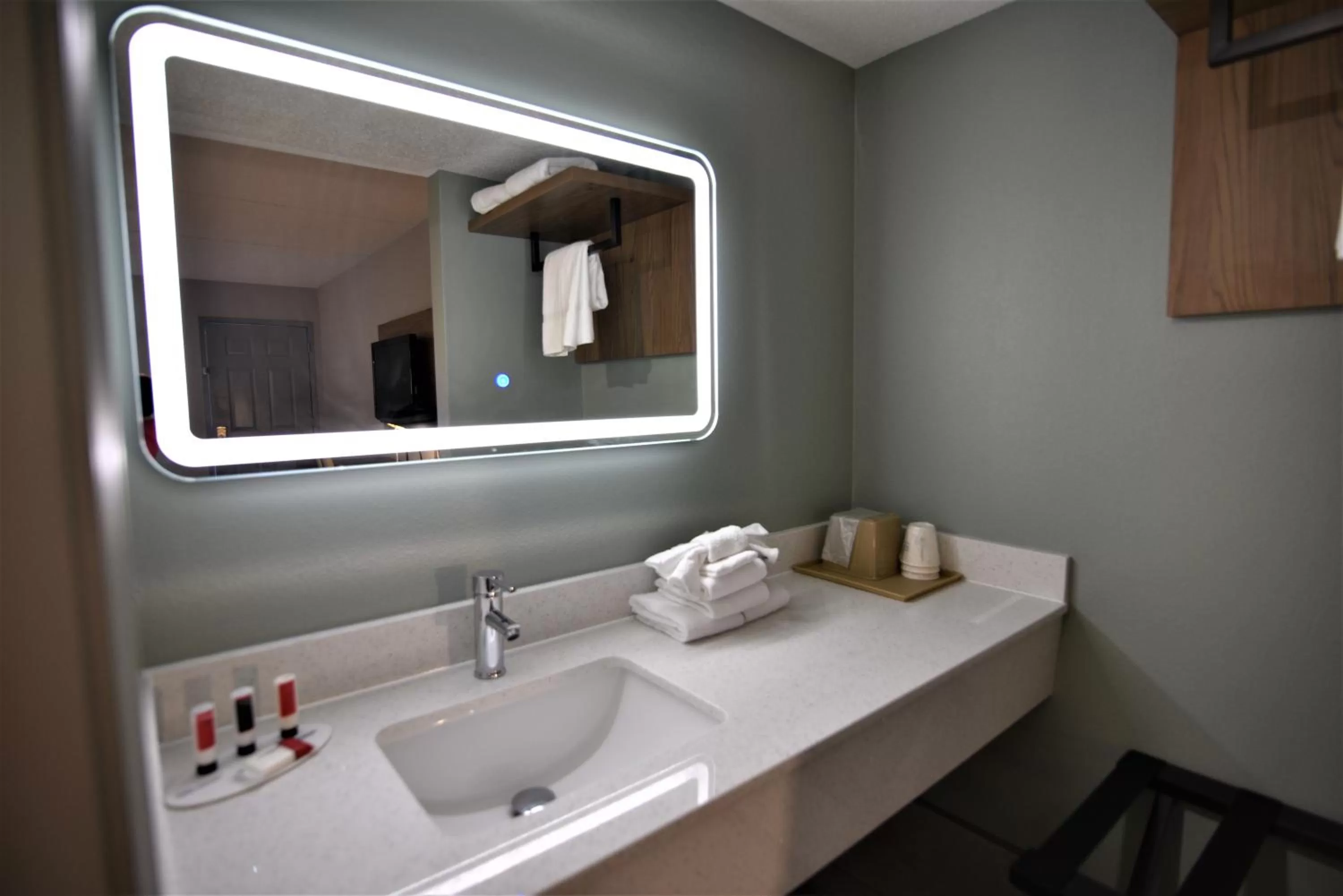 Bathroom in Baymont by Wyndham Pine Grove I-81