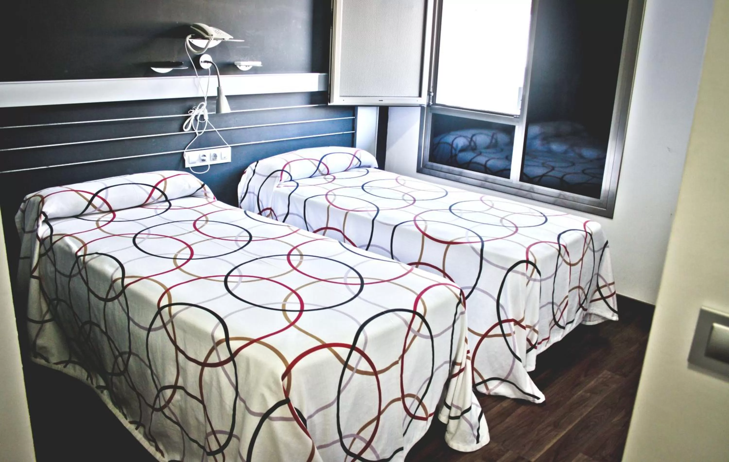 Bed in Hotel La Colombina