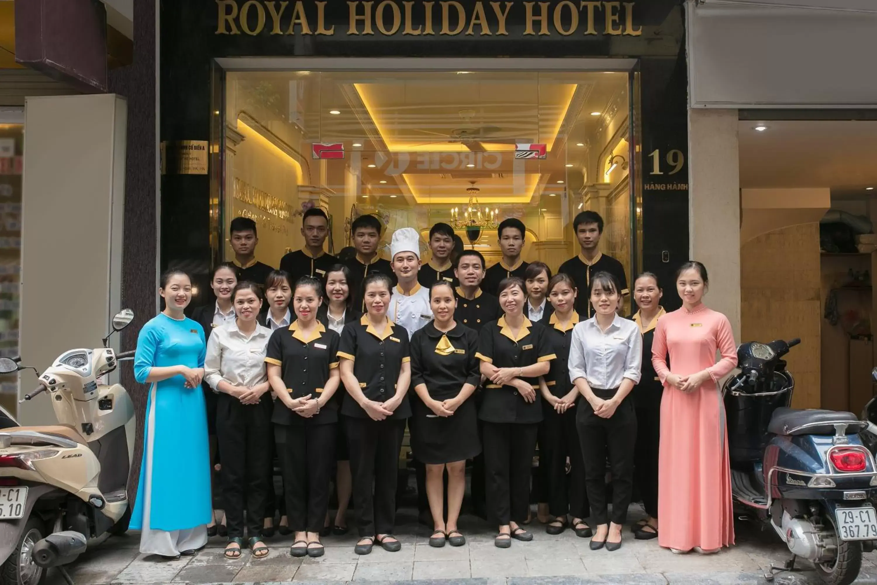 Staff in Royal Holiday Hanoi Hotel