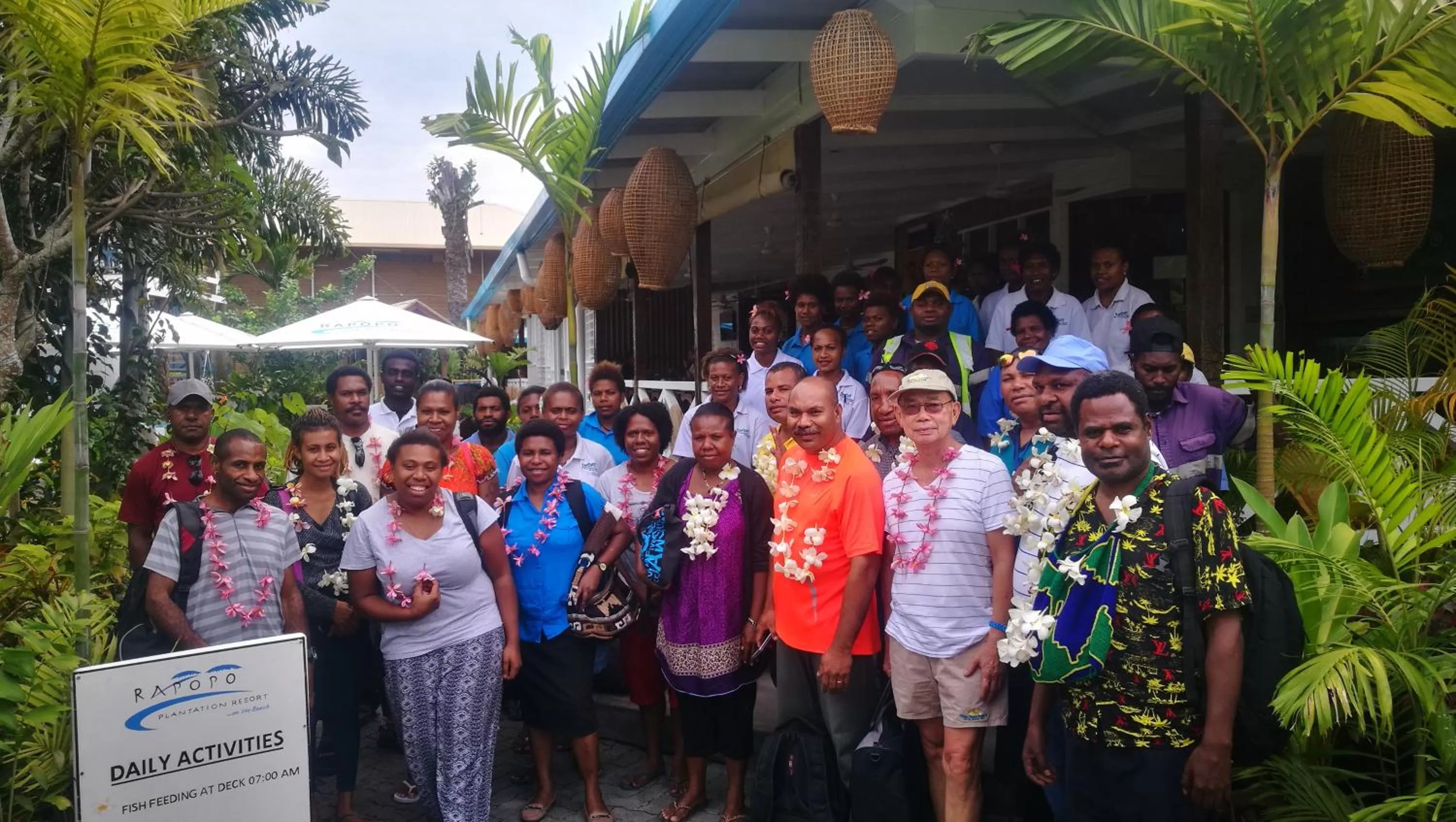 People in Rapopo Plantation Resort