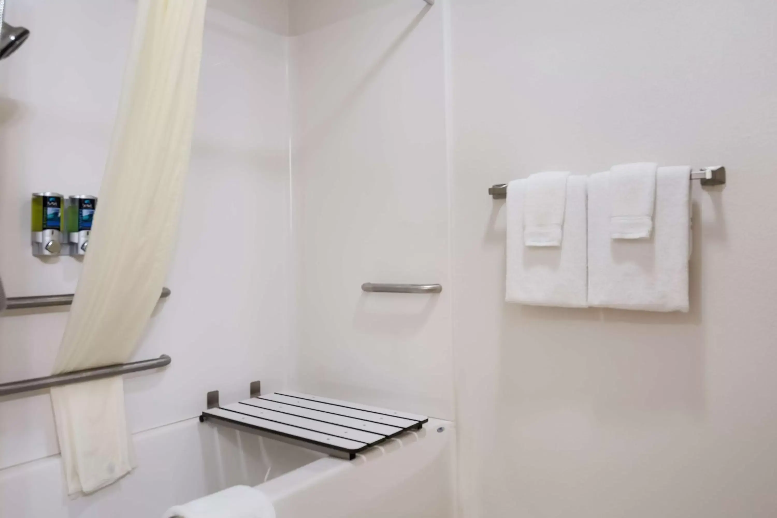 Bathroom in SureStay Hotel by Best Western Whittington Rend Lake