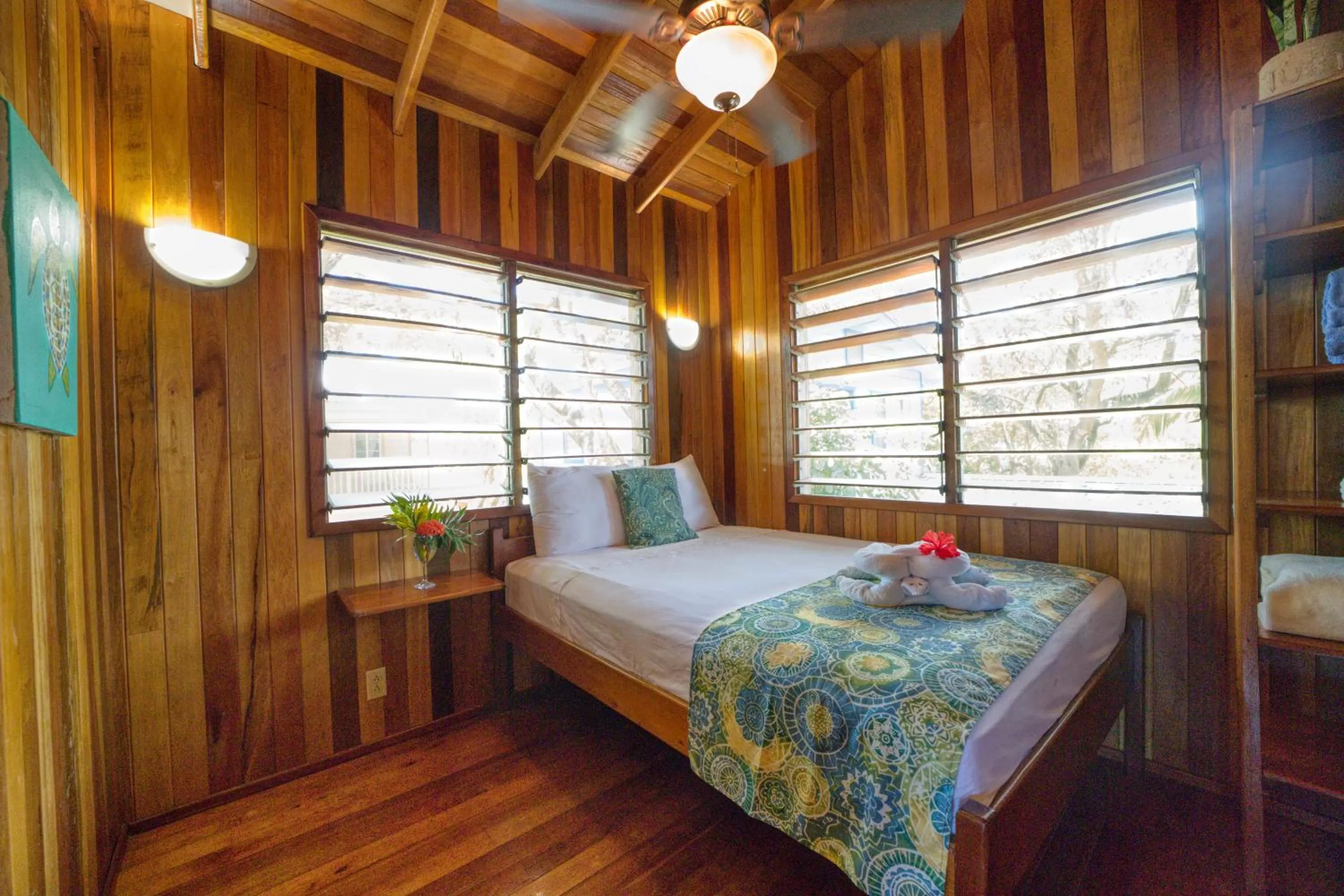 Bedroom, Bed in Placencia Villas