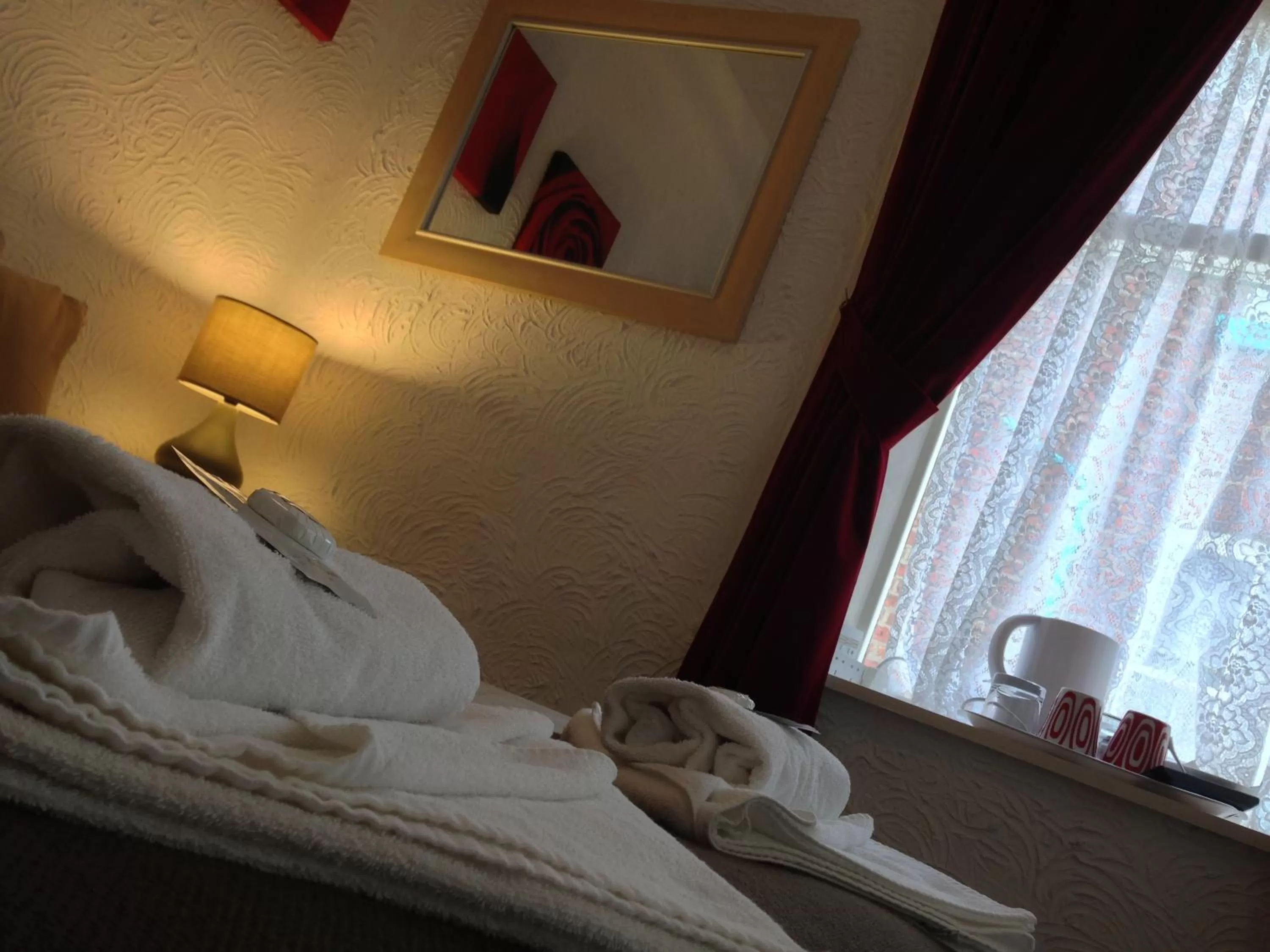 Decorative detail, Bed in Wilsons Hotel - Blackpool Tower View