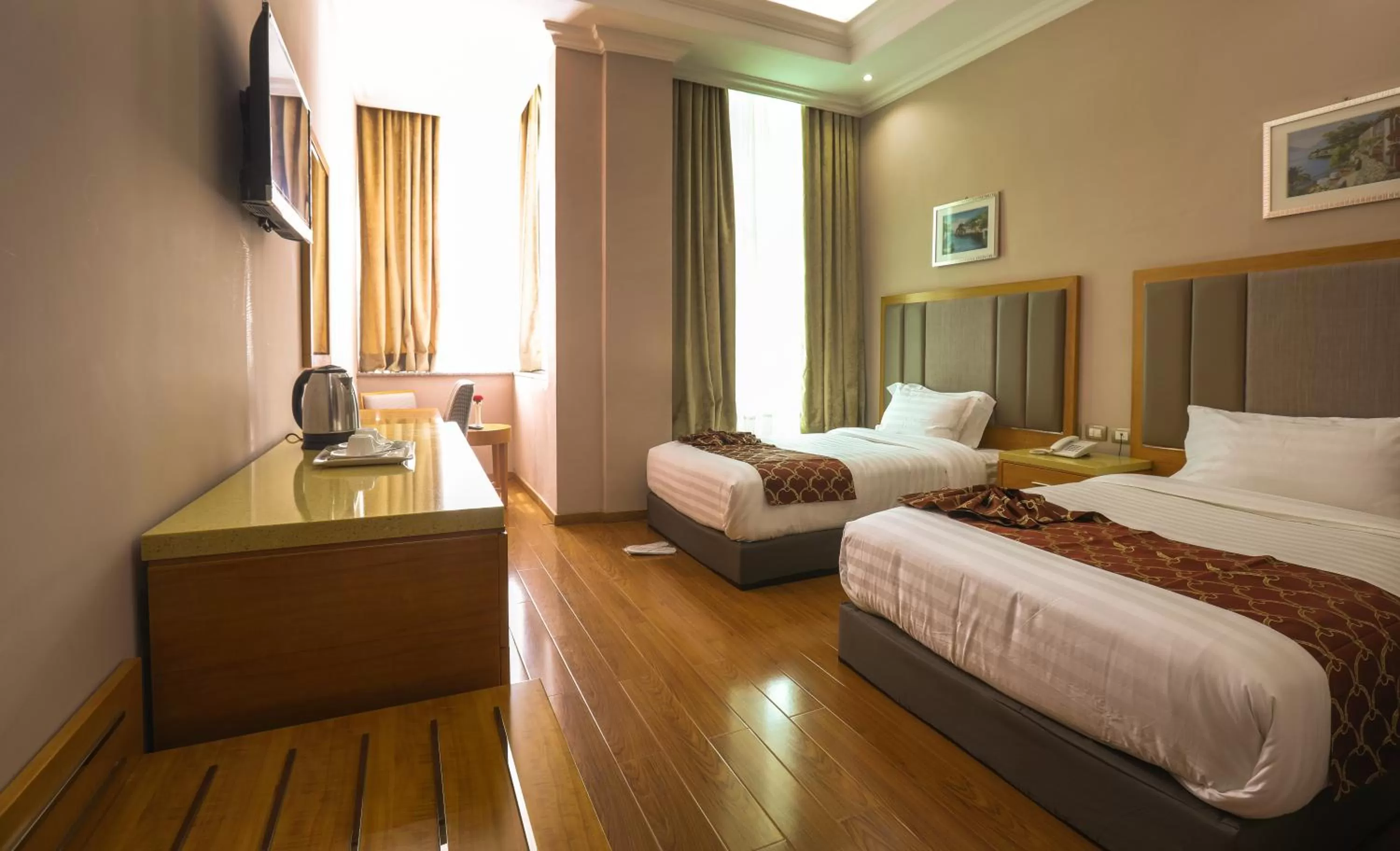 Bed in New Day Hotel