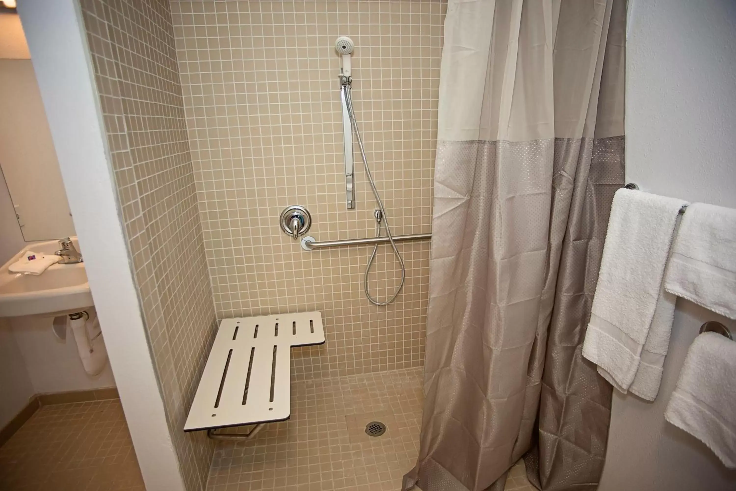 Bathroom in Motel 6-Crescent City, CA