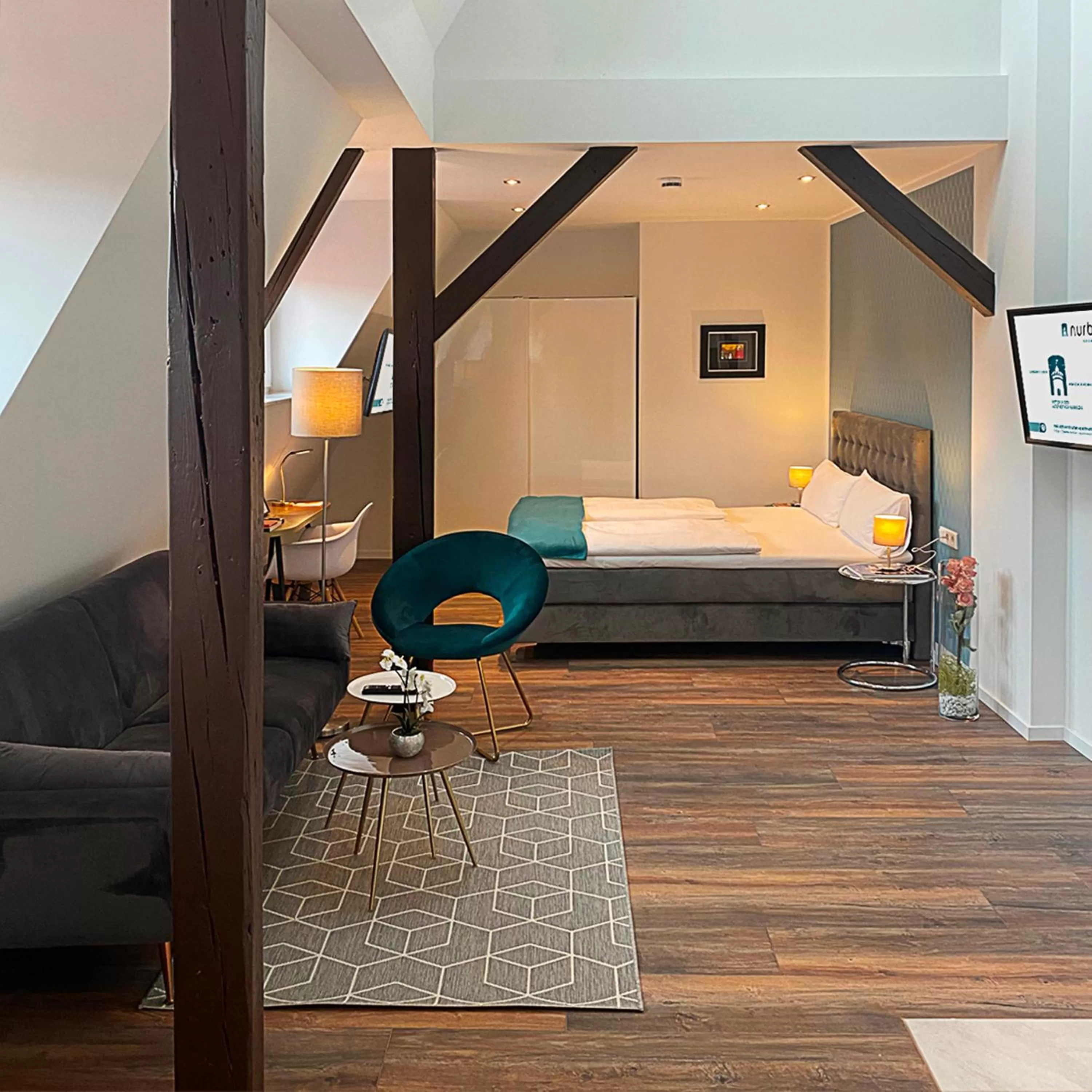 Photo of the whole room, Bed in Nurban Apartments Oldtown