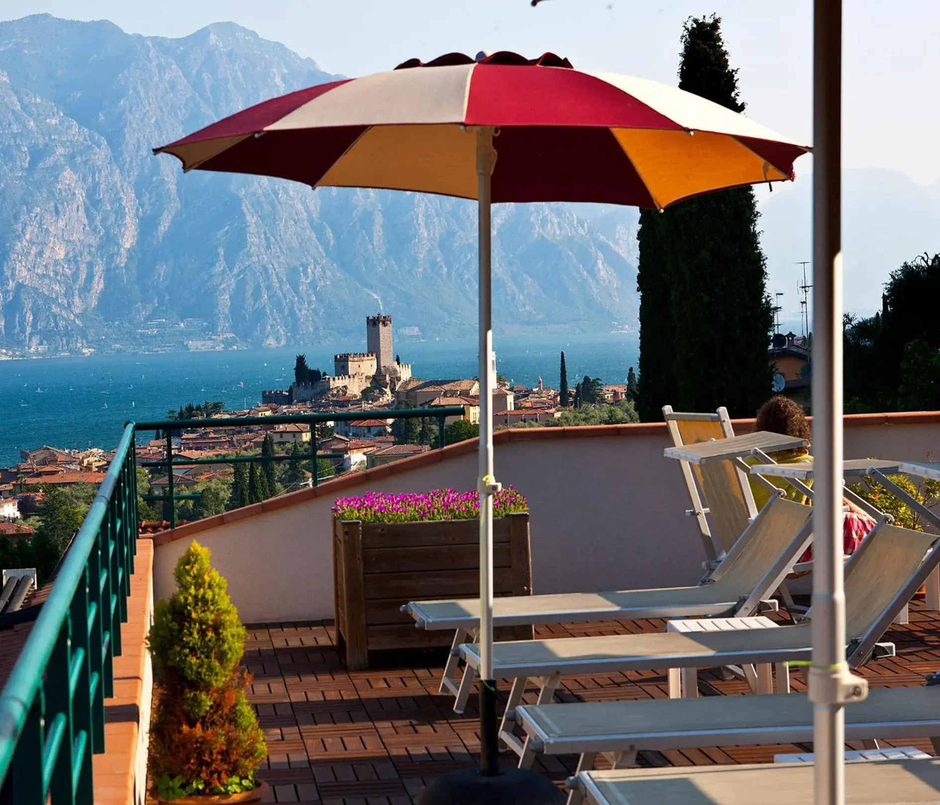 Solarium in Hotel Villa Smeralda