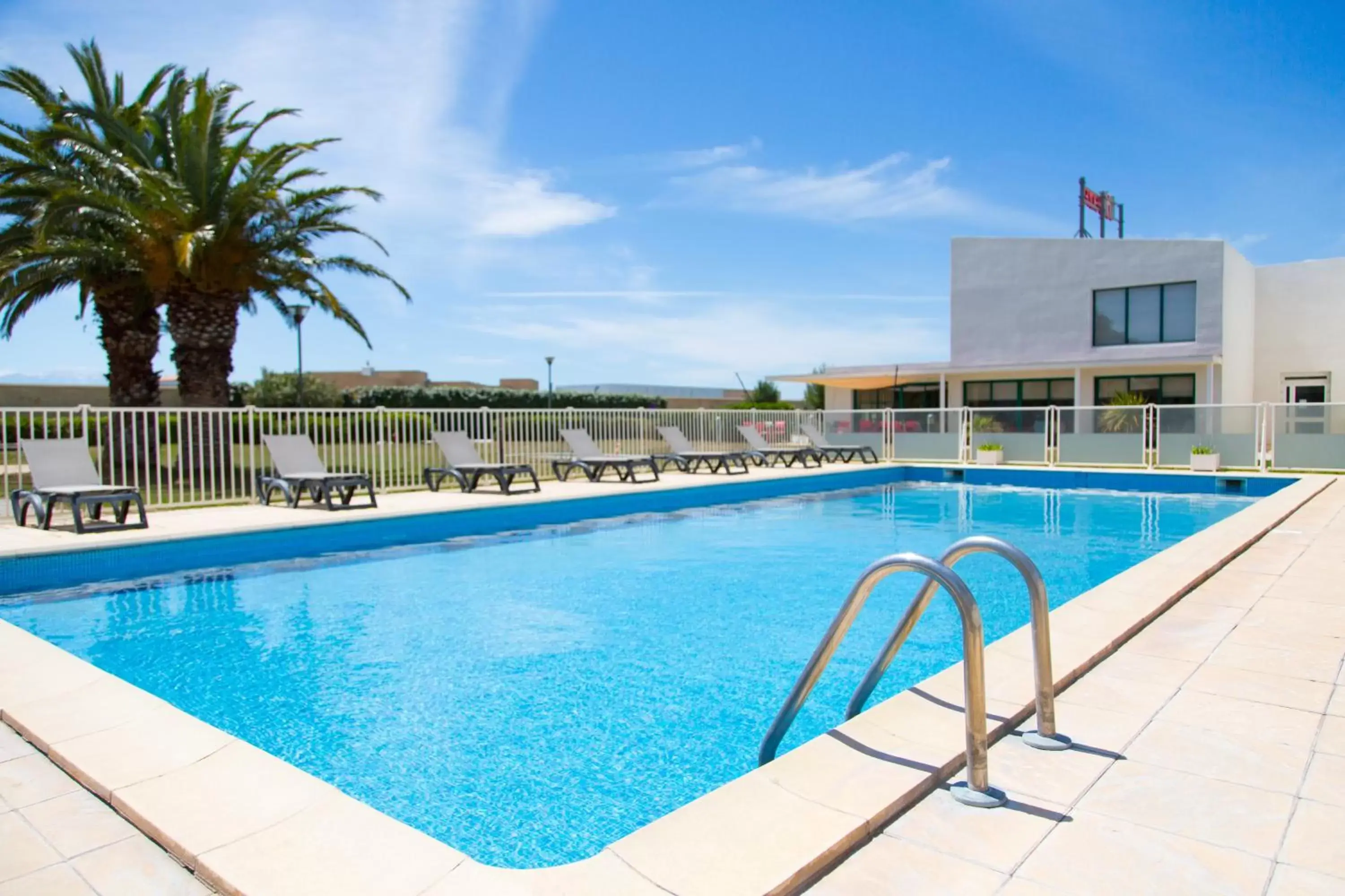 Summer, Swimming Pool in ibis Perpignan Nord Rivesaltes