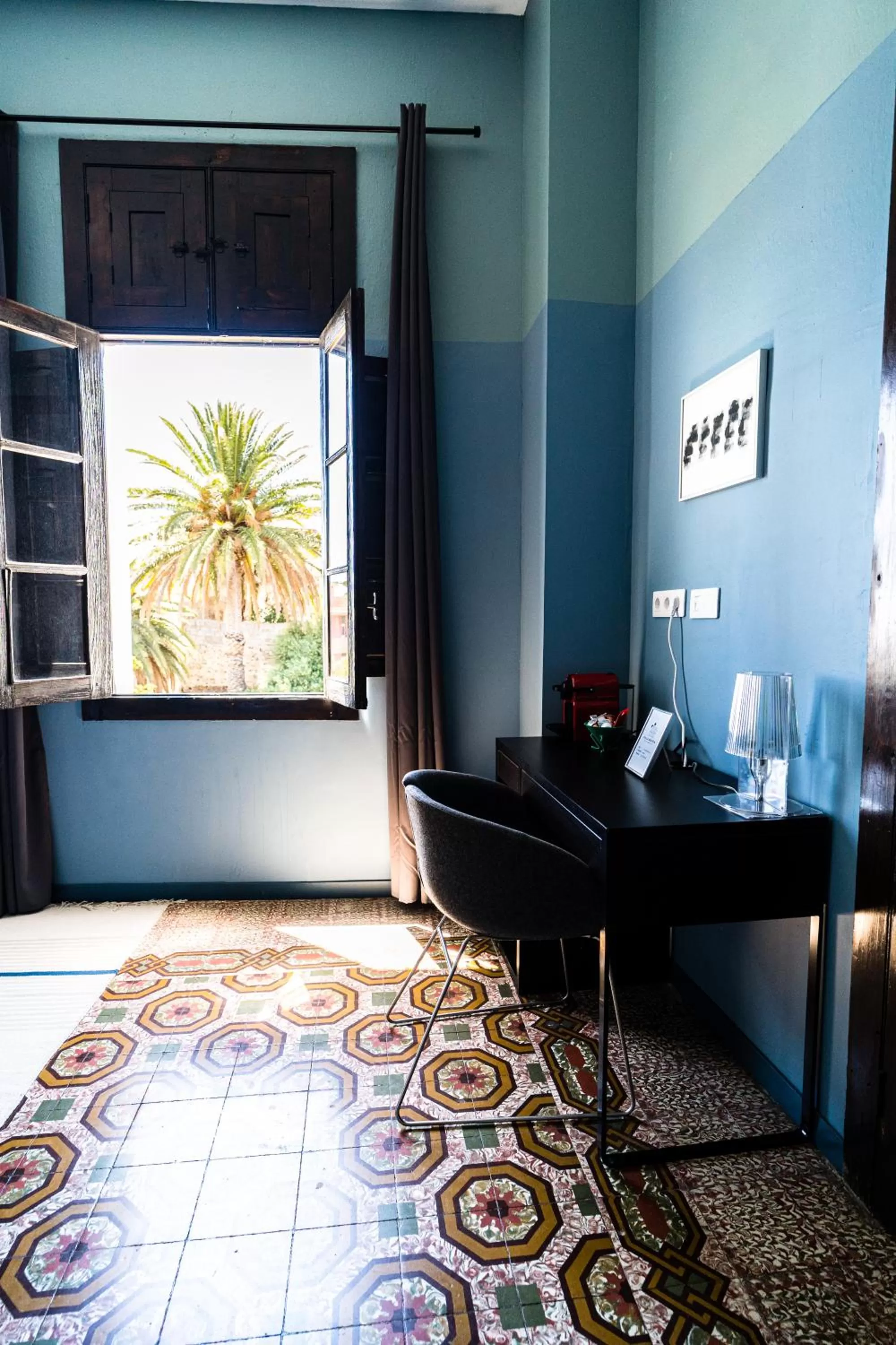 Garden view in Villa Nestor