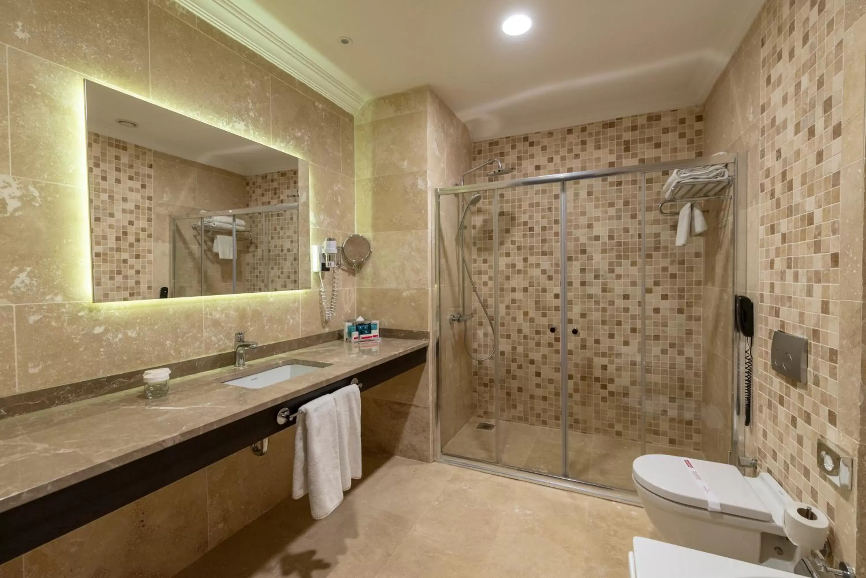 Bathroom in Ramada Hotel & Suites by Wyndham Istanbul Merter