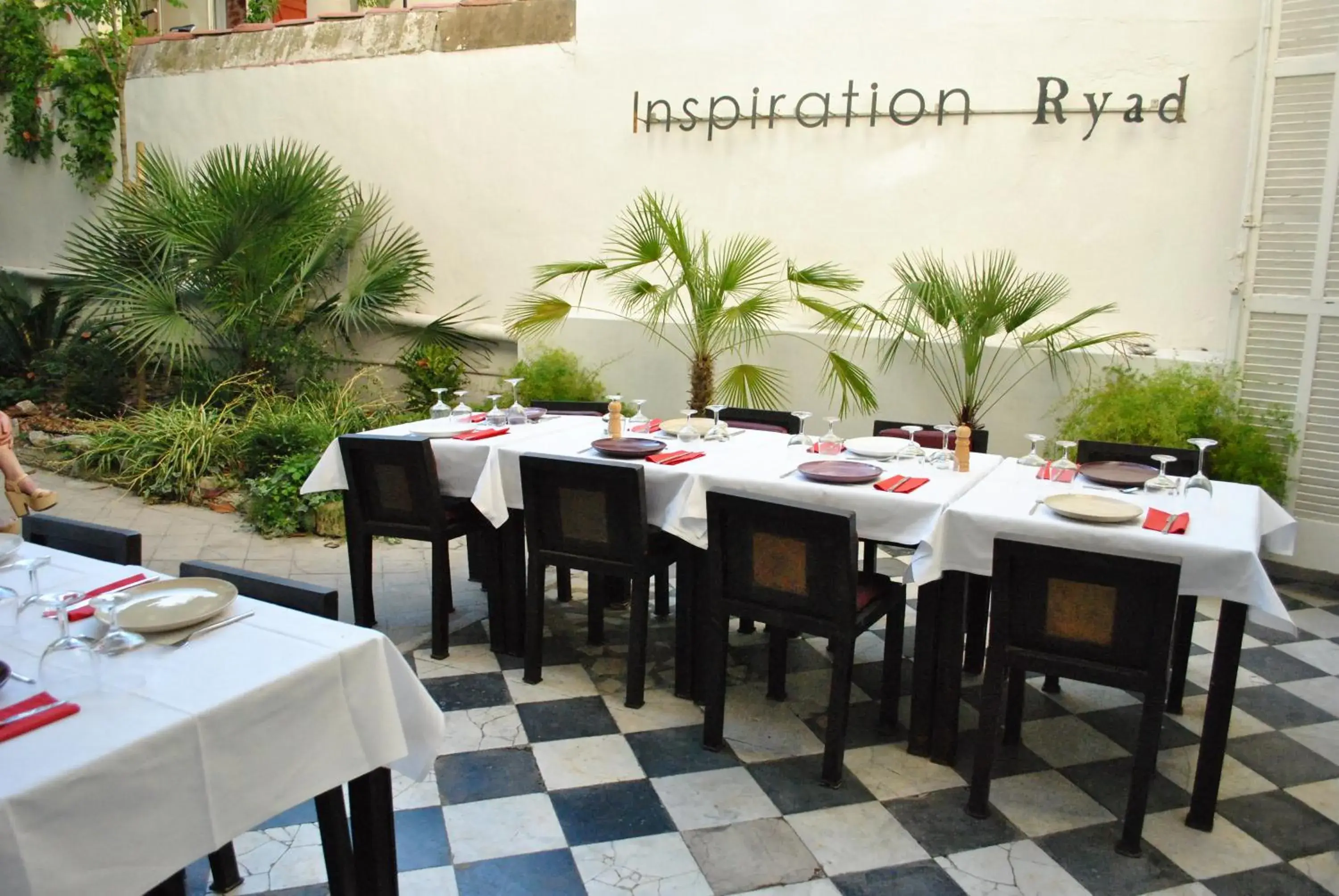 Patio, Restaurant/Places to Eat in Le Ryad Boutique Hotel