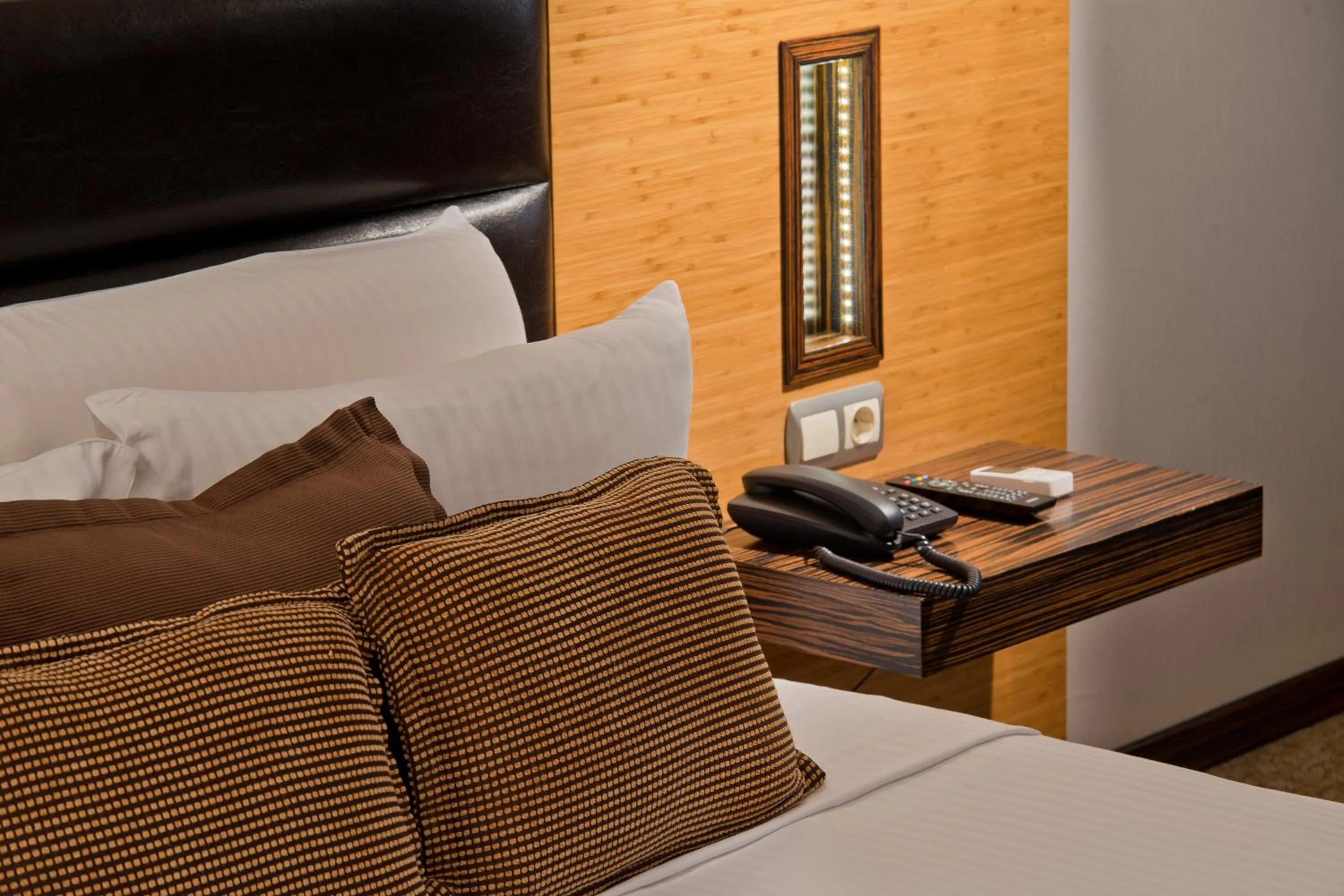 Decorative detail, Bed in North Point Hotel