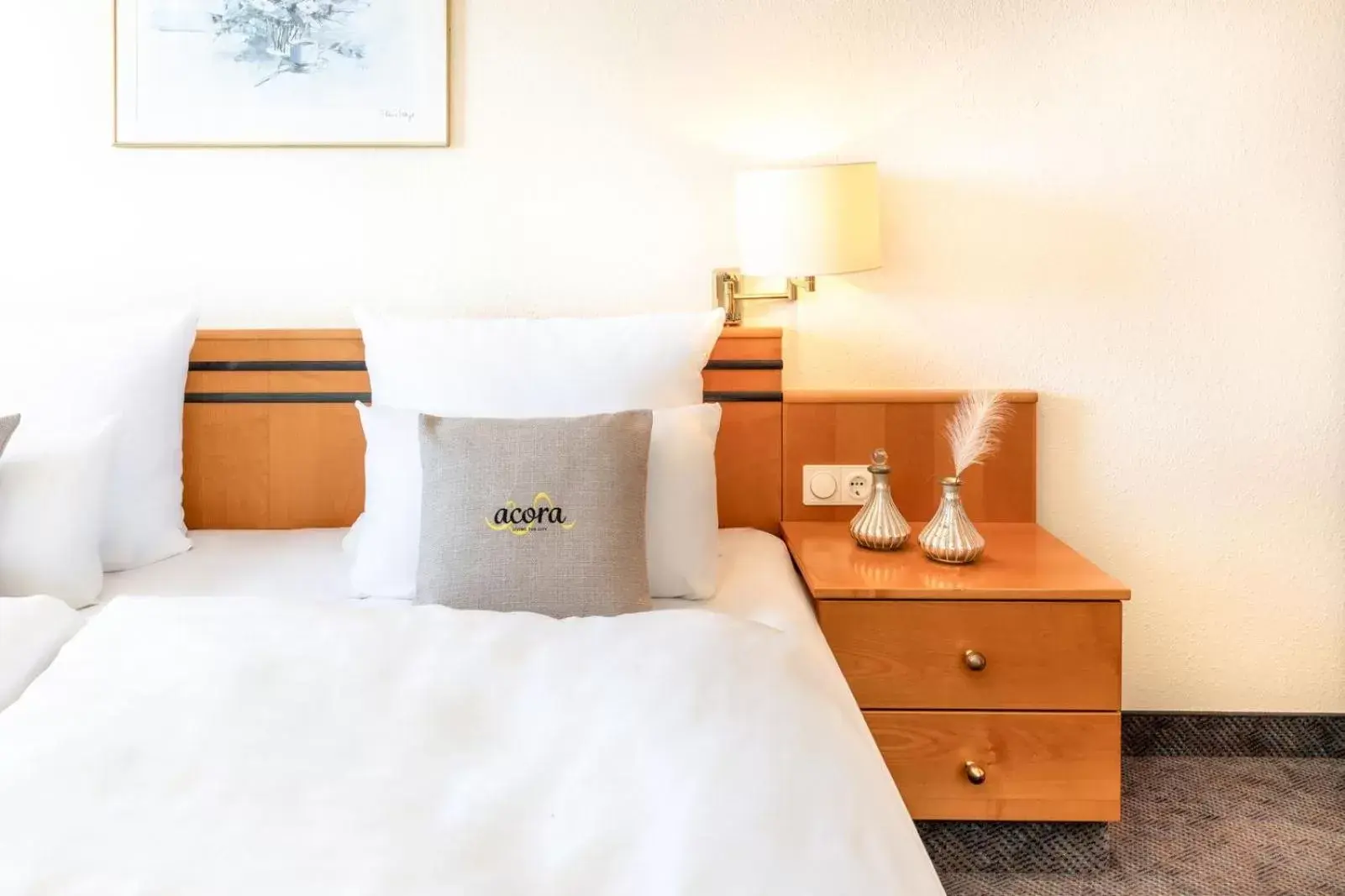 Photo of the whole room, Bed in acora Leipzig Living the City Photo of the whole room, Bed in acora Leipzig Living the City