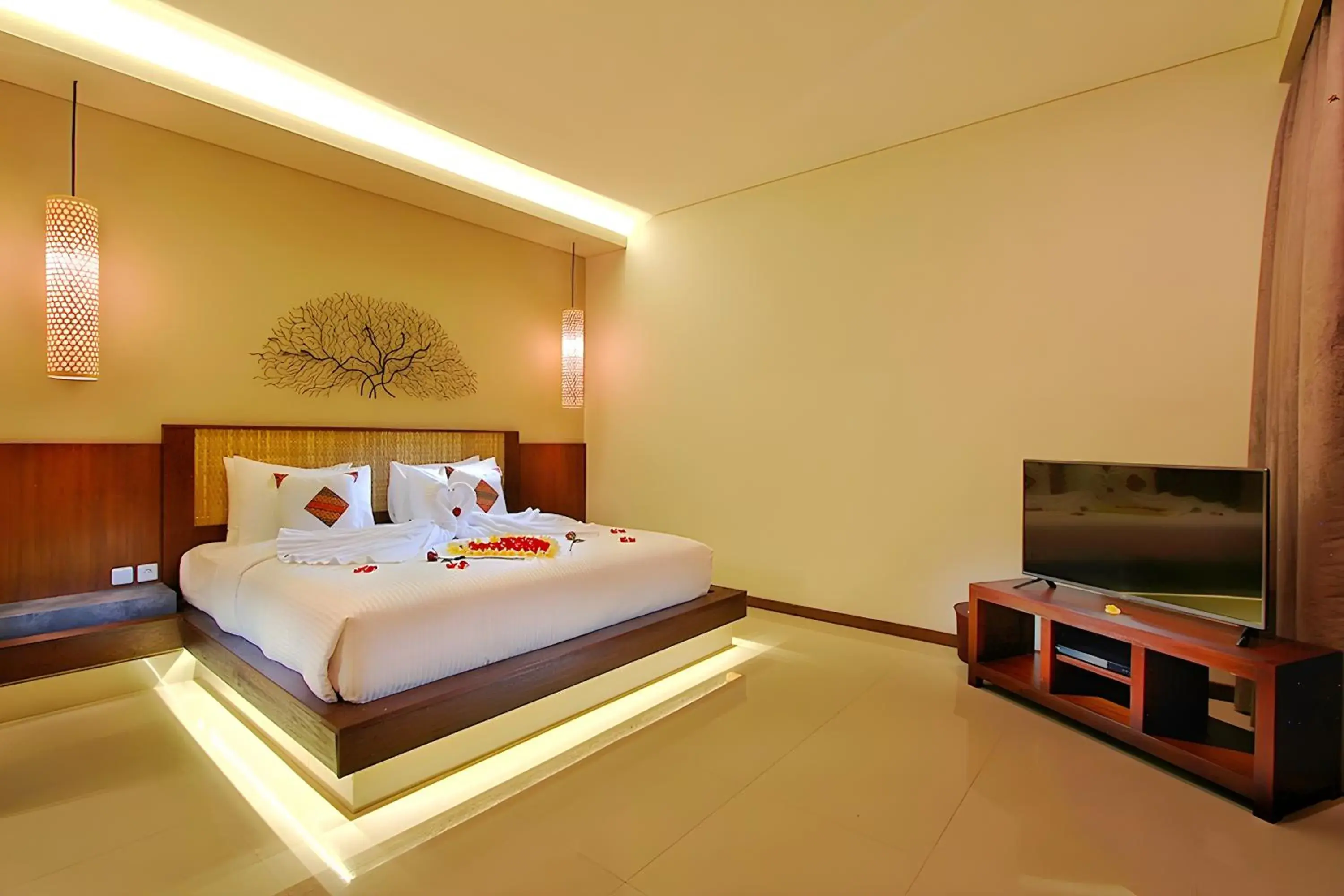 Bed in Maharaja Villas Bali - CHSE Certified