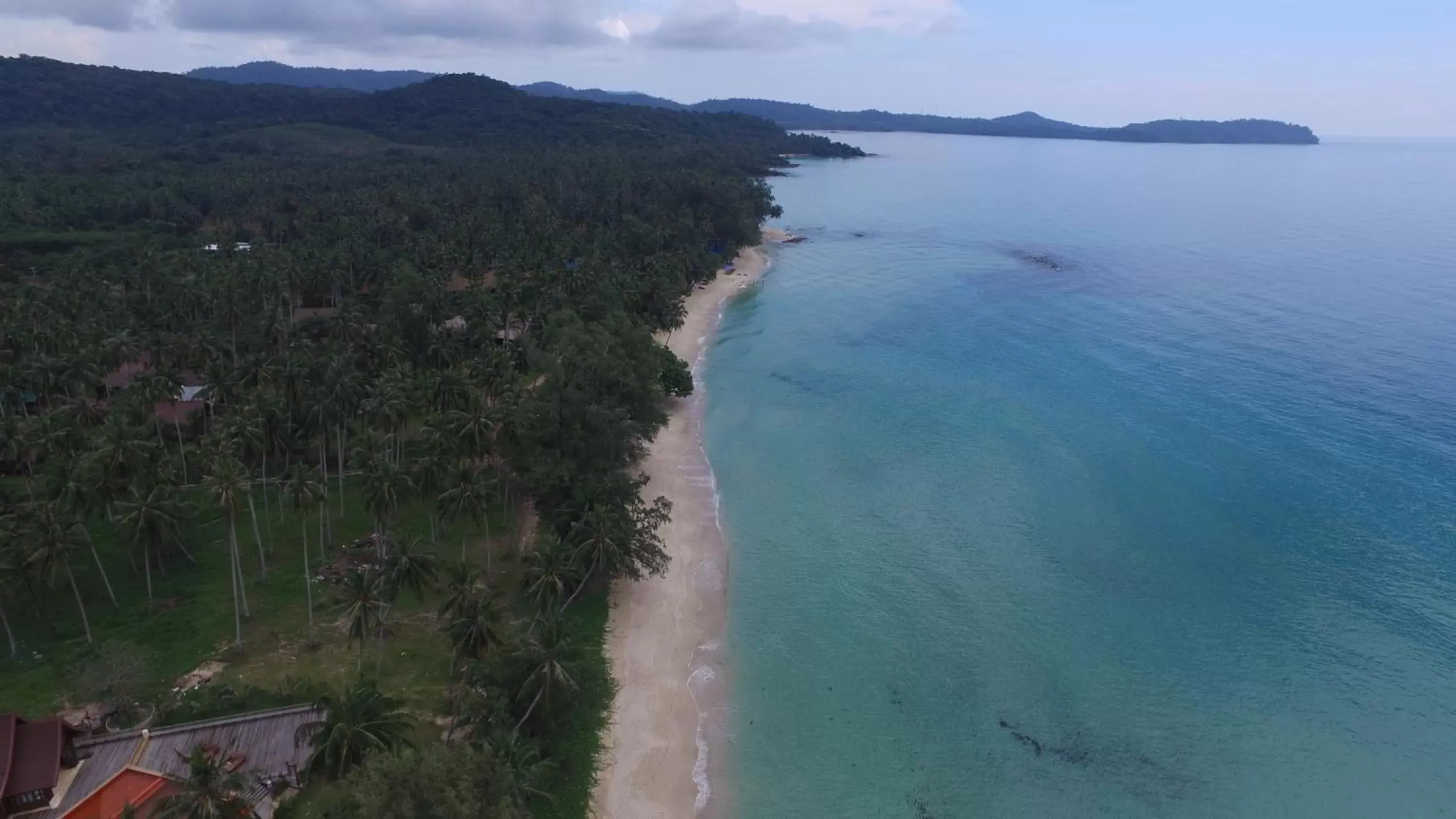 Beach, Bird's-eye View in Koh Kood Paradise Beach