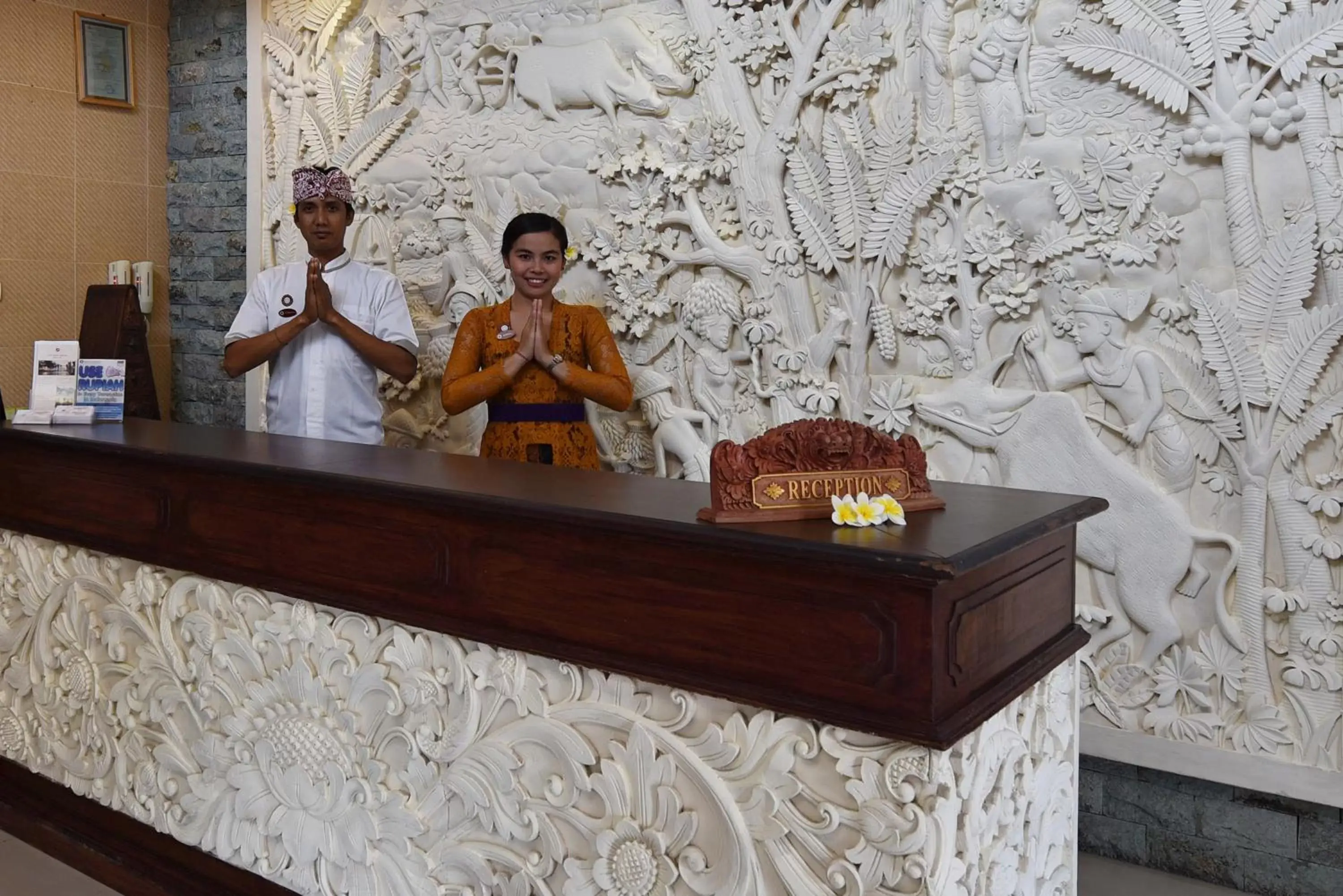 Lobby or reception, Lobby/Reception in Puri Saron Hotel Baruna Beach Lovina