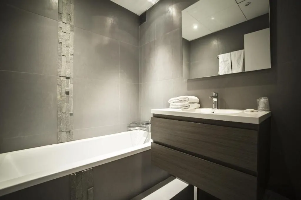 Bathroom in Hotel Schtak