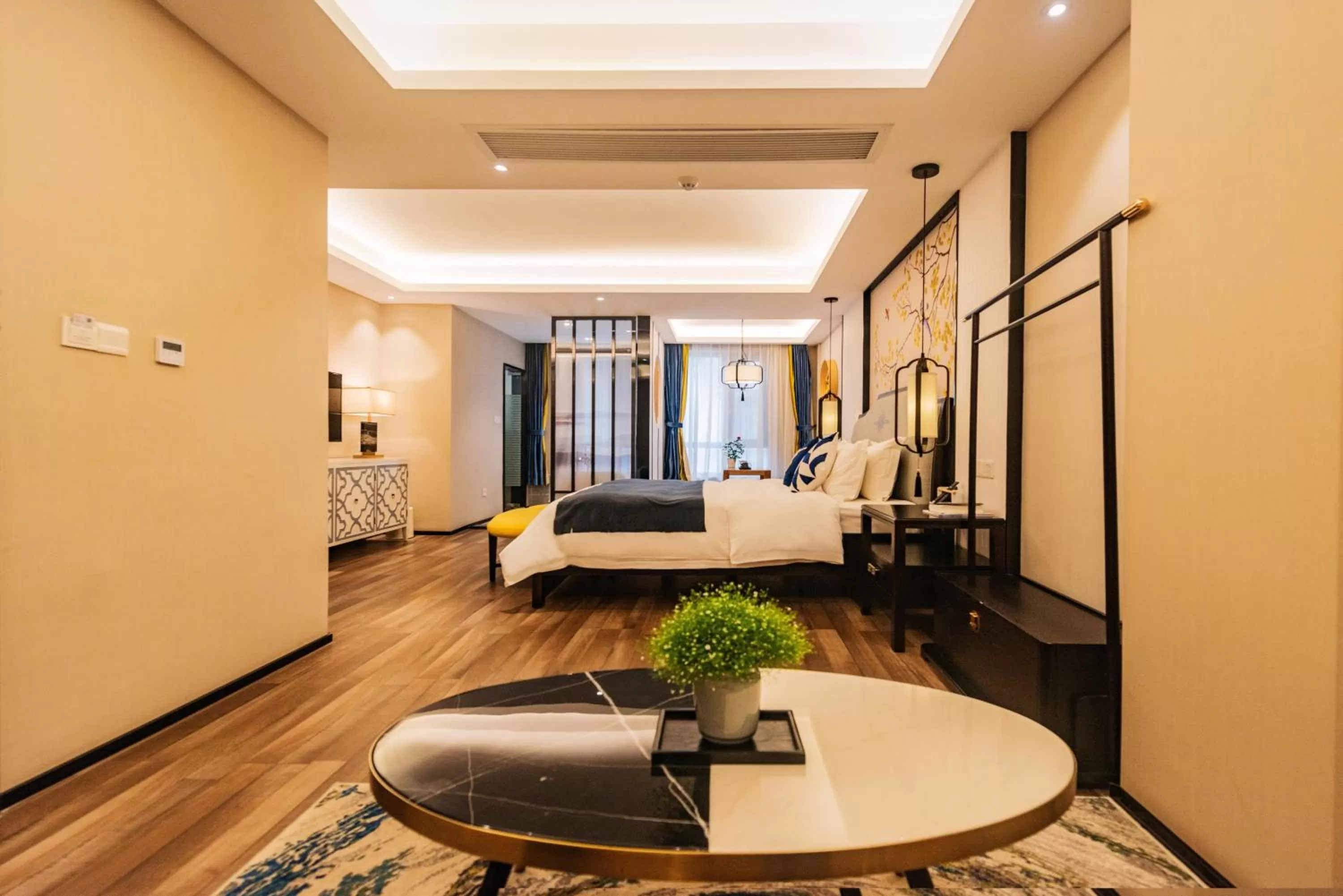 Living room in Li River Resort Villa Hotel