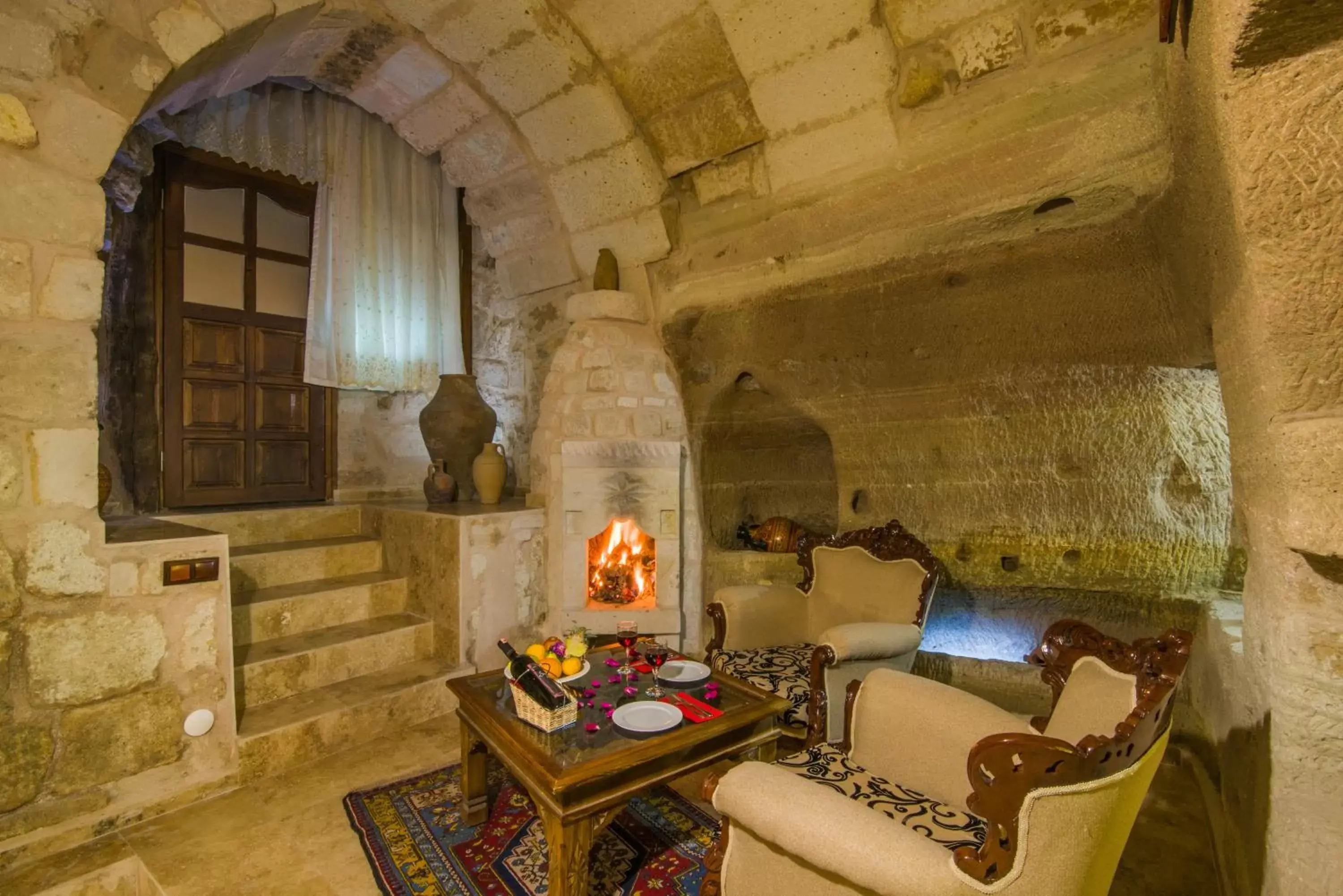 Seating area in Historical Goreme House