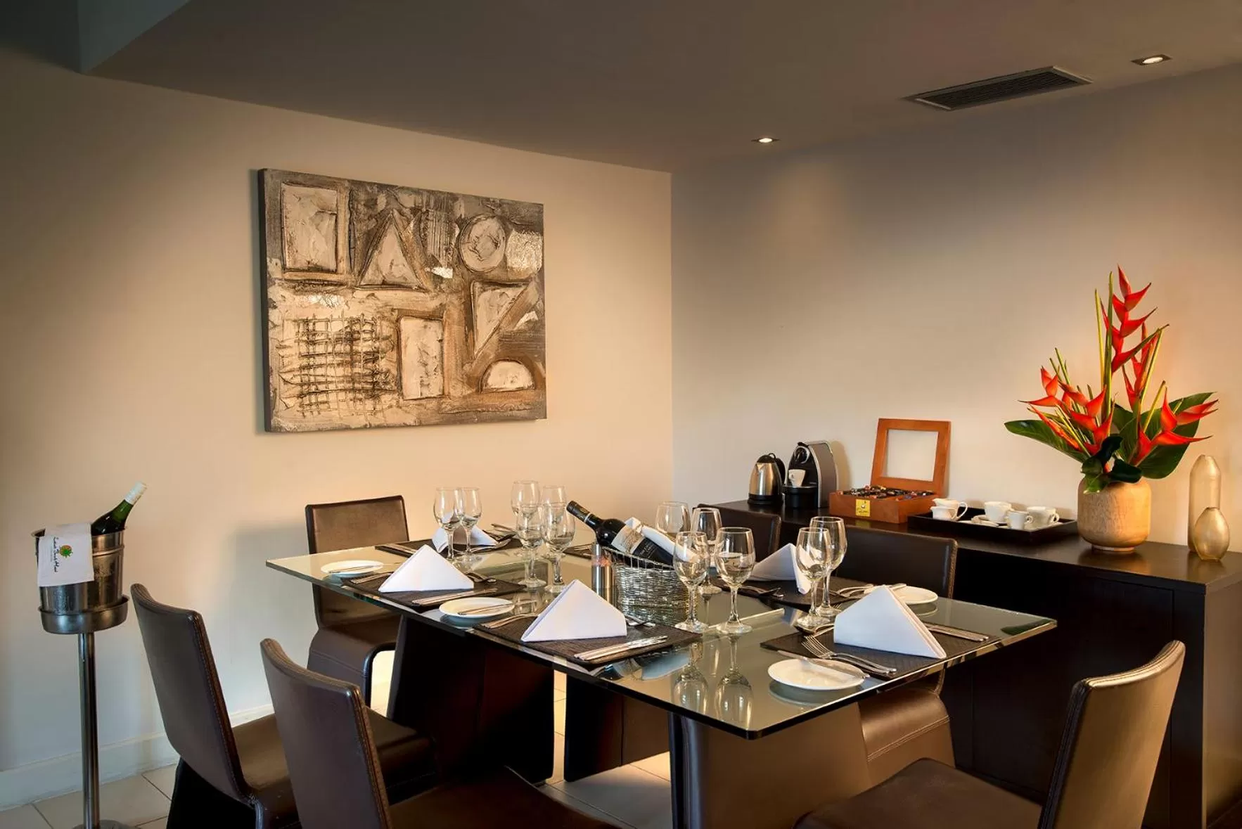 Dining area in Labadi Beach Hotel