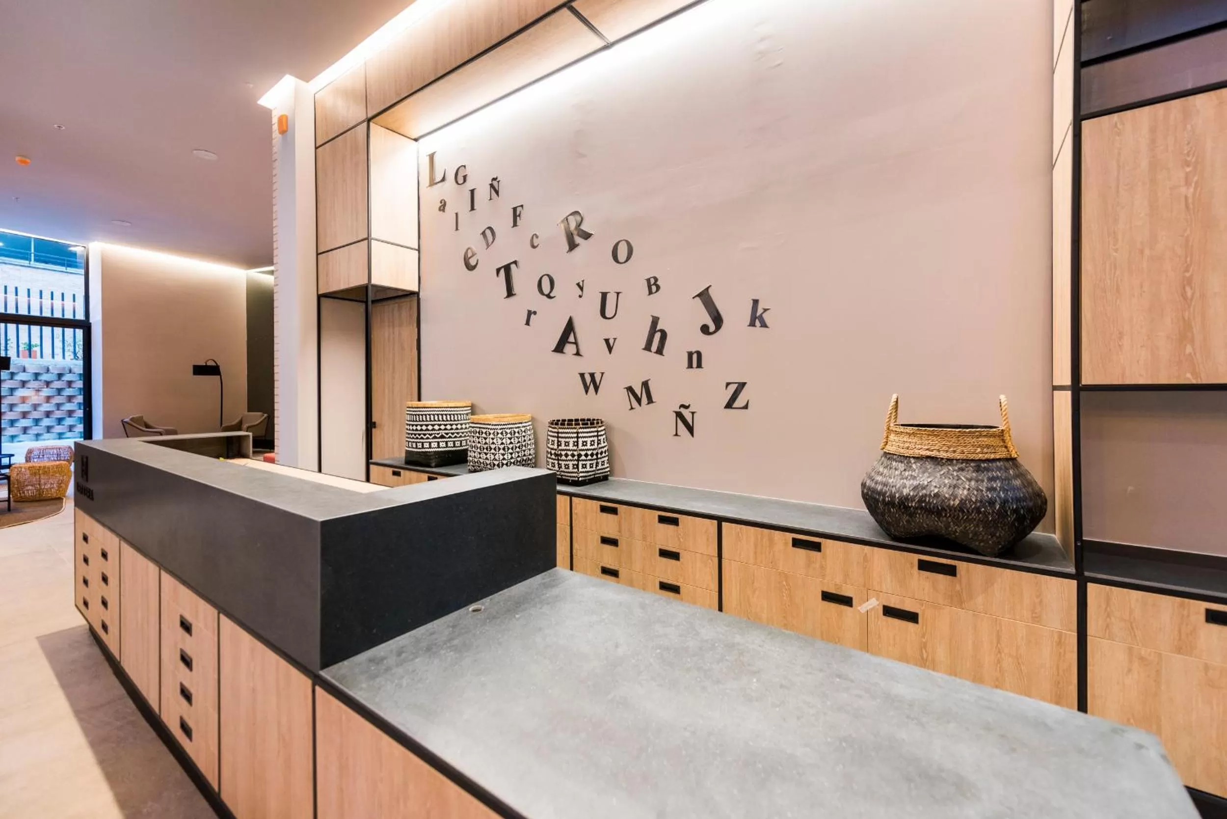 Lobby or reception in Lettera Hotel