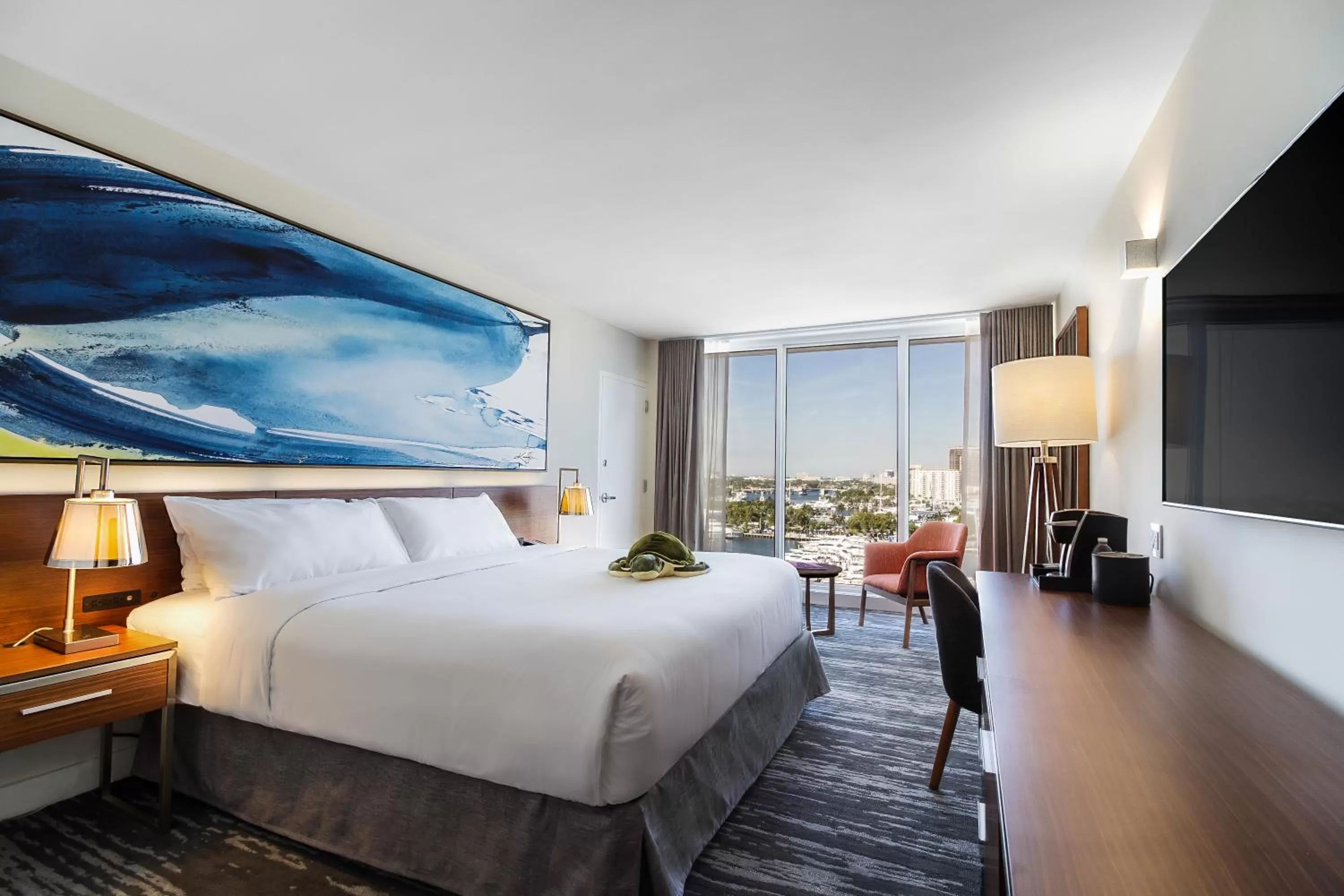 Bed in B Ocean Resort Fort Lauderdale Beach