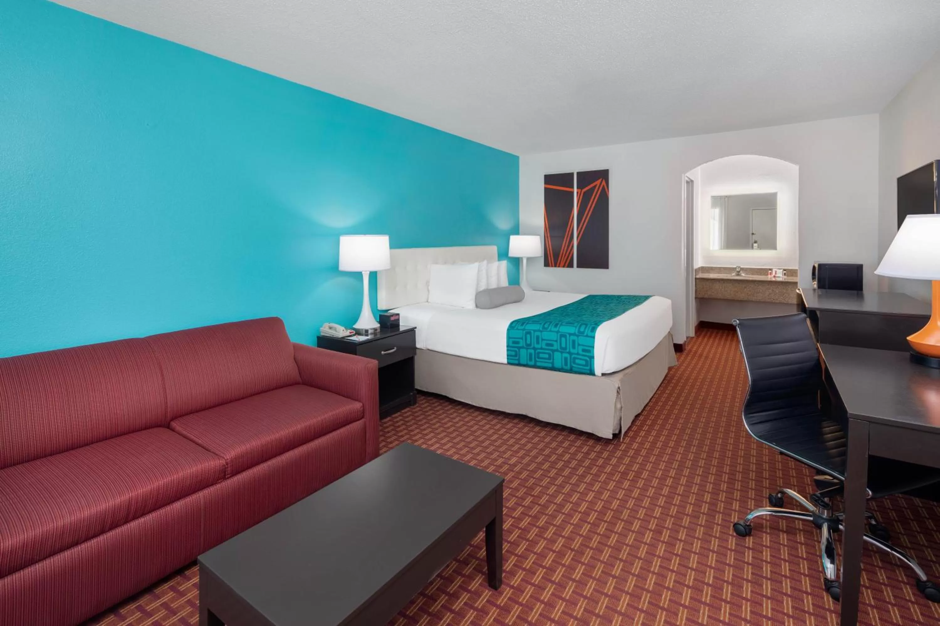 Bed in Howard Johnson by Wyndham Rock Hill