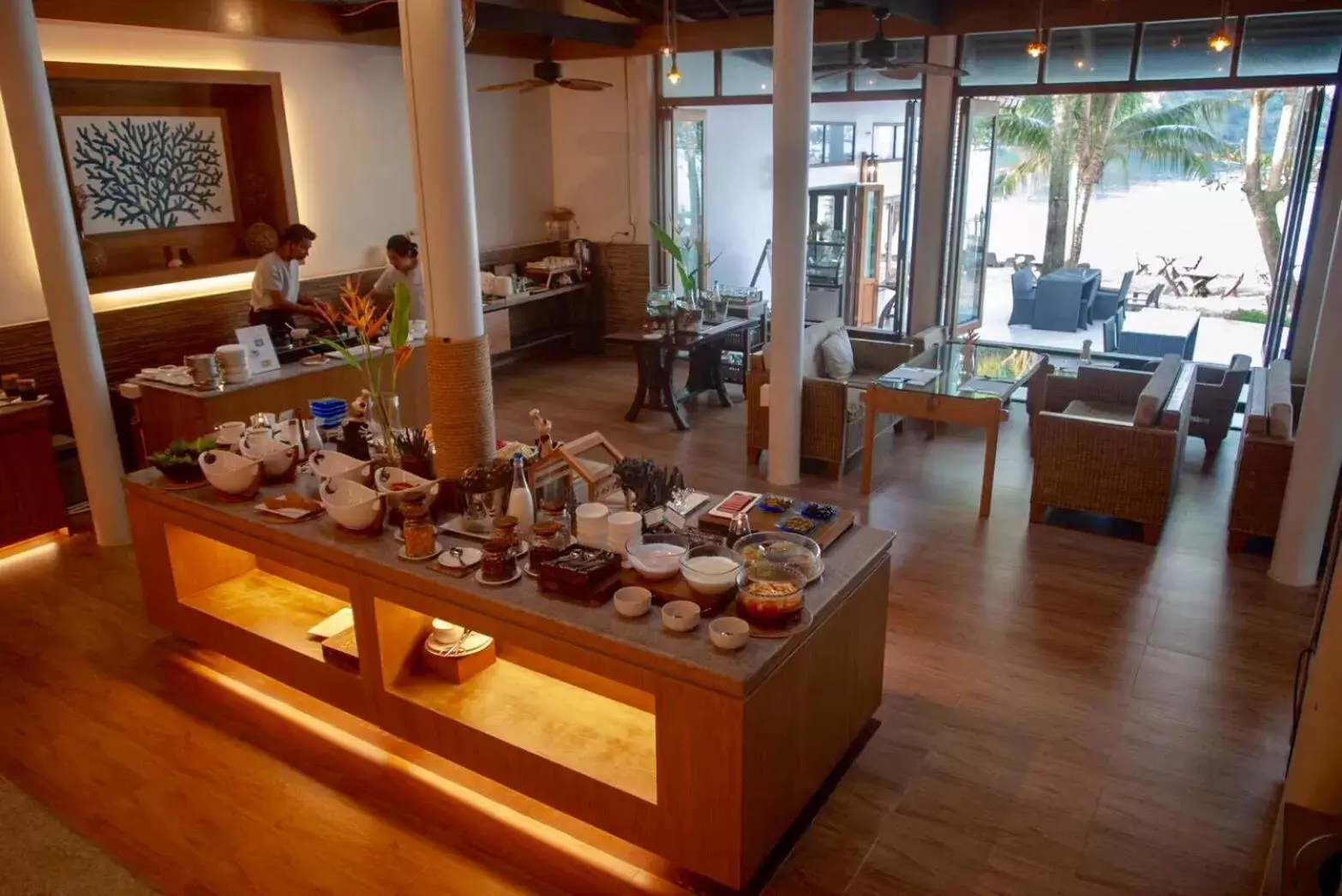 Breakfast in The Beach Natural Resort Koh Kood Breakfast in The Beach Natural Resort Koh Kood