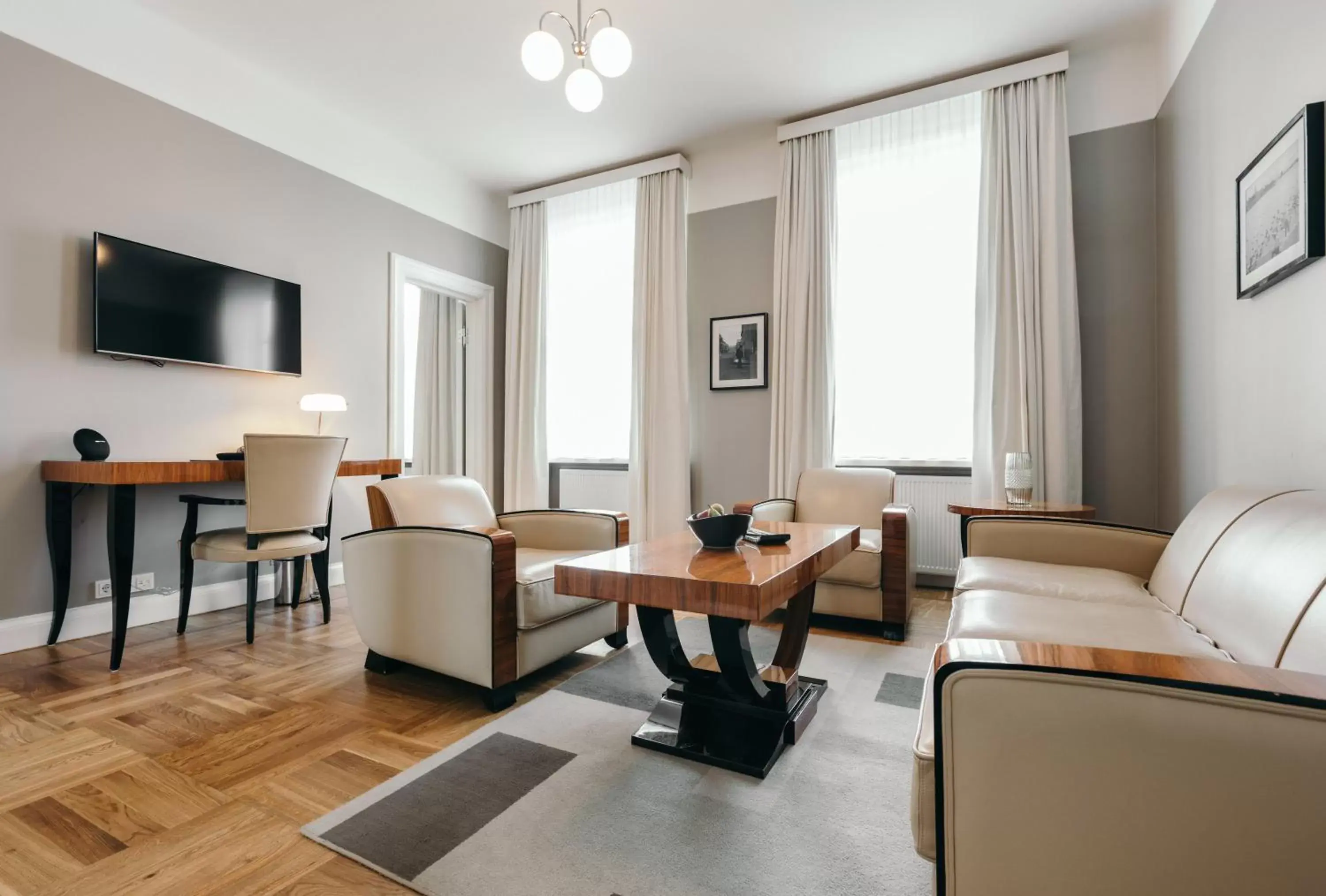 Seating Area in Hotel Borg by Keahotels