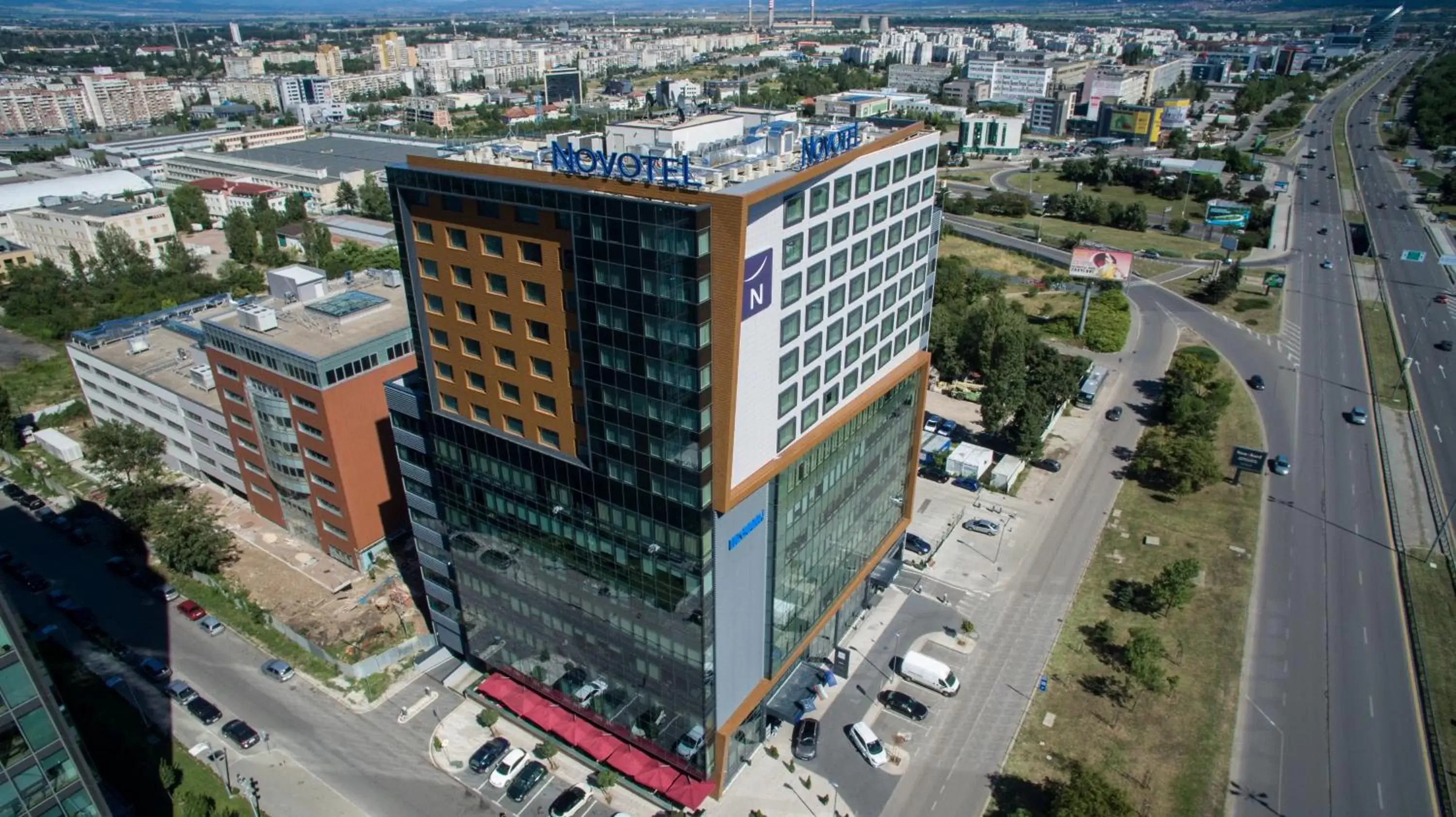 Property building, Bird's-eye View in Novotel Sofia