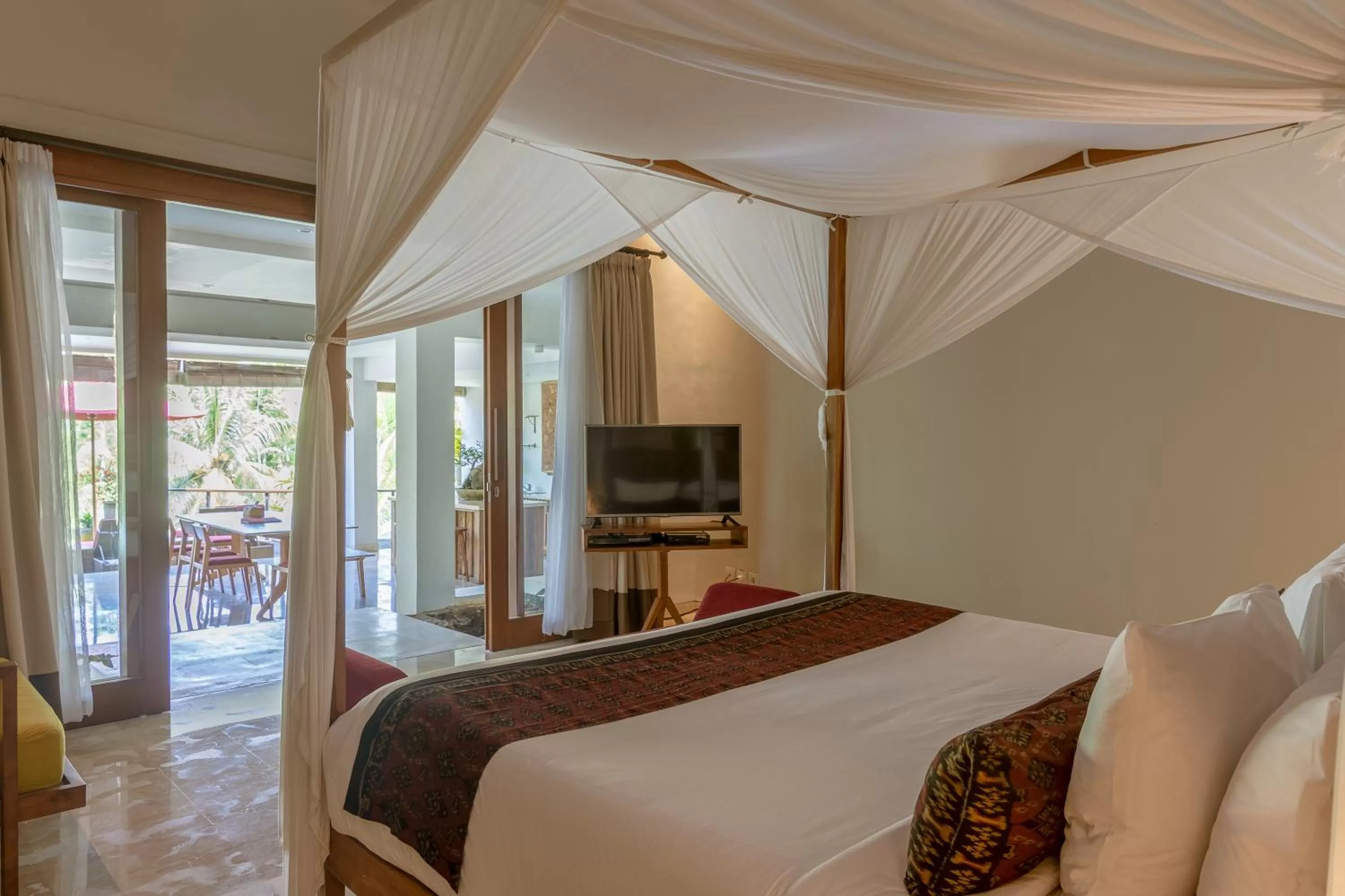 View (from property/room), Bed in Puri Sebali Resort