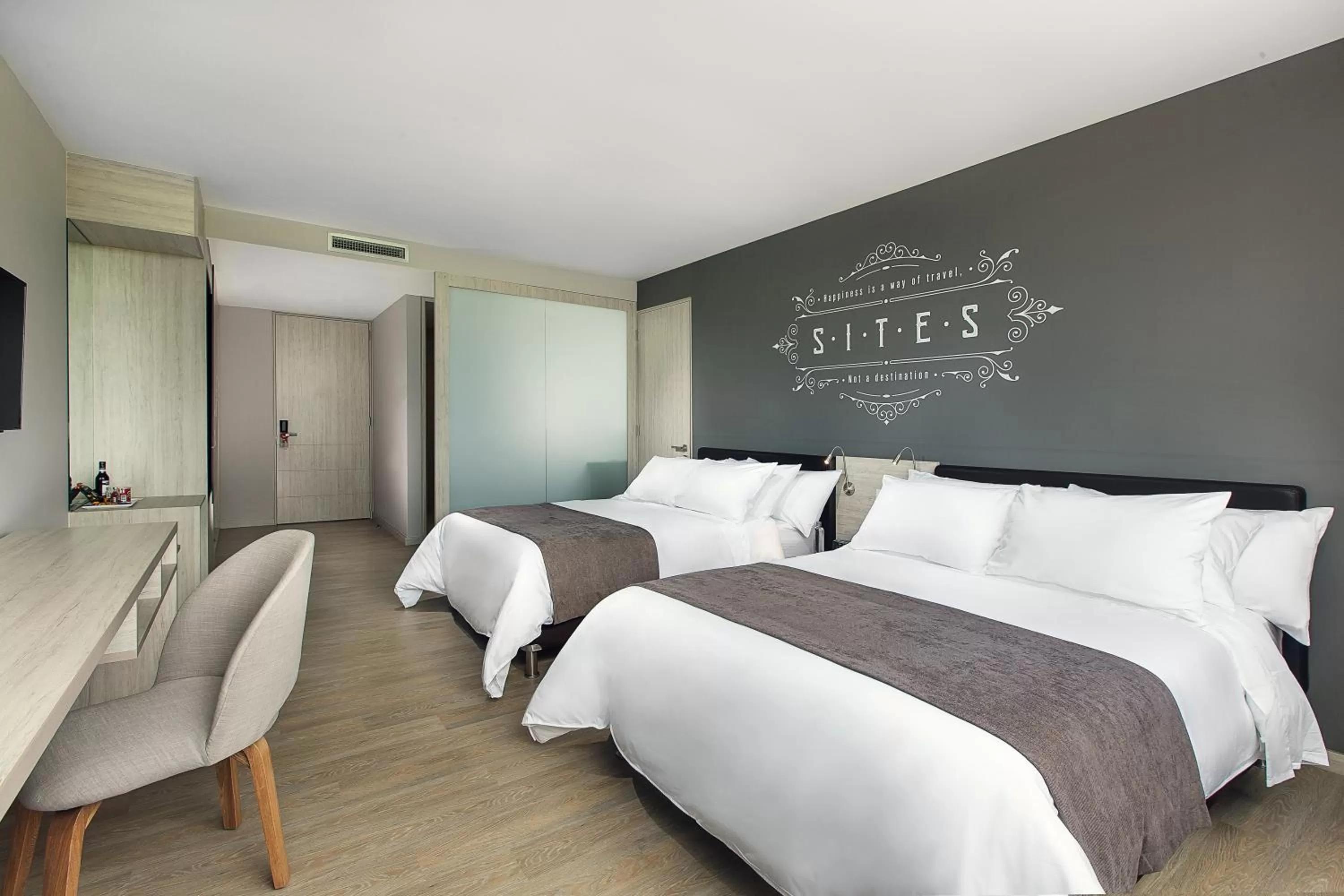 Bedroom, Bed in Hotel Sites Montería