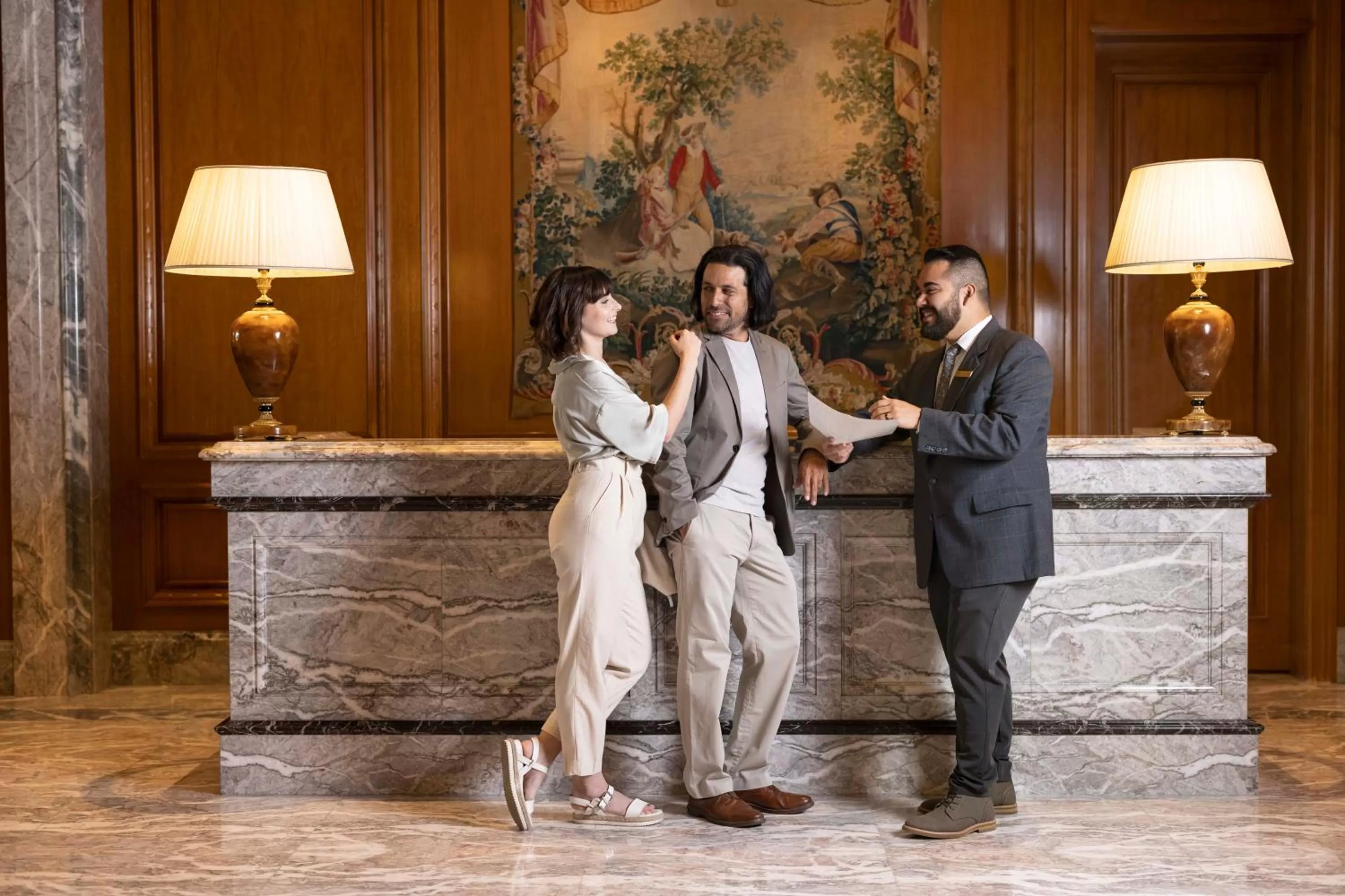 Lobby or reception in Grand America Hotel