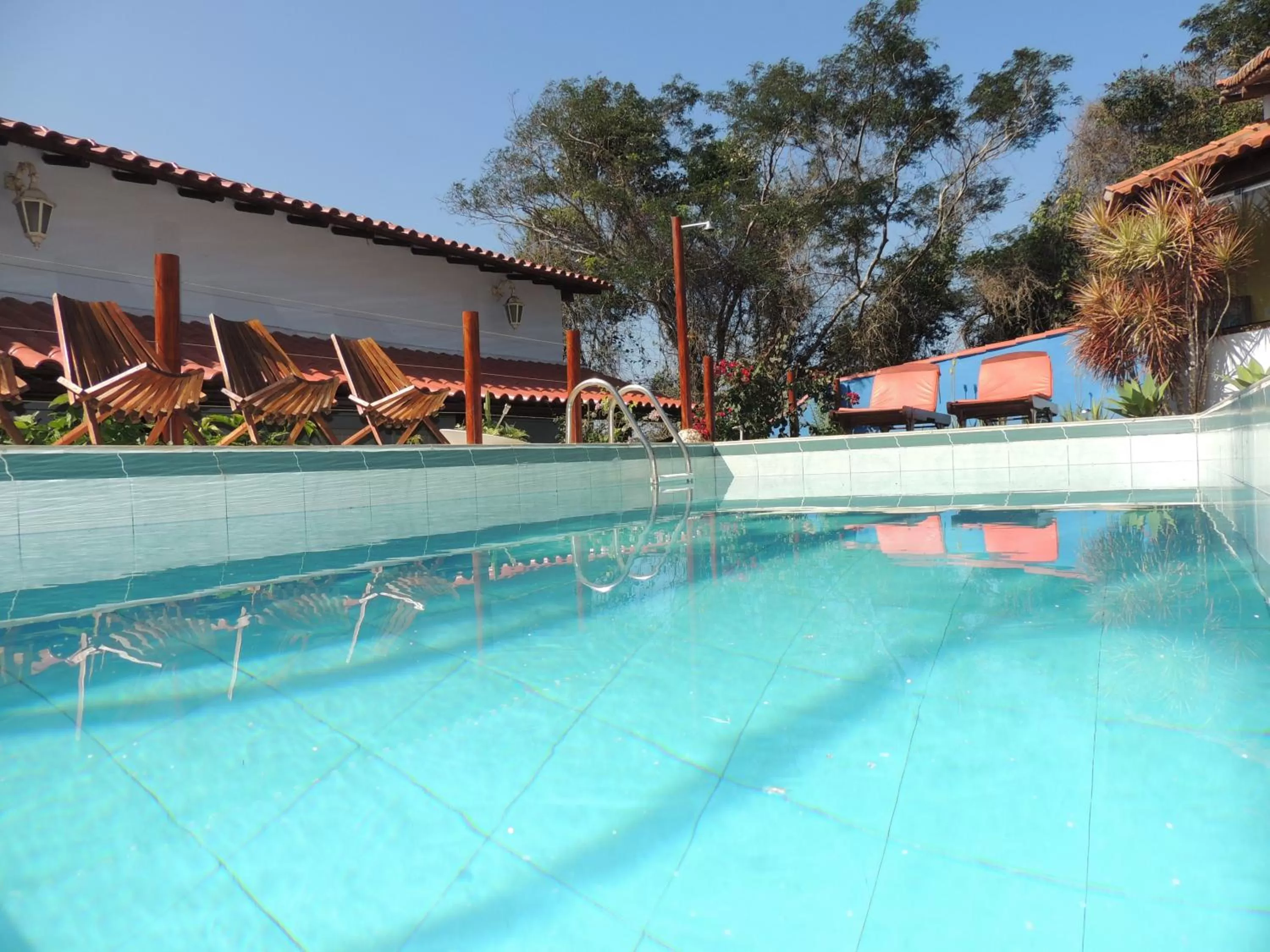 Swimming pool in Pousada Akaroa
