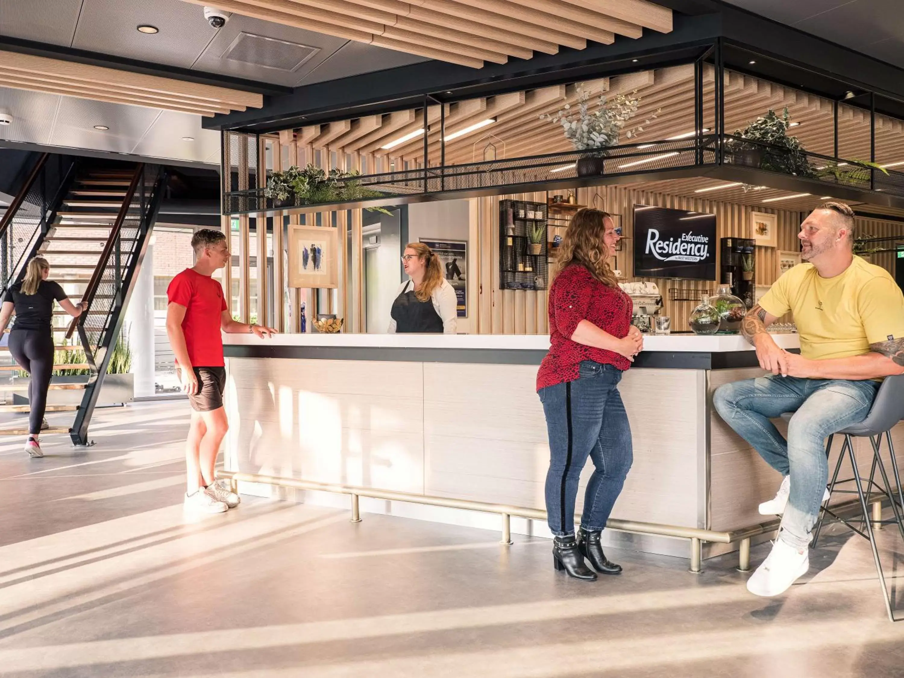 Lobby or reception in Executive Residency by Best Western Amsterdam Airport