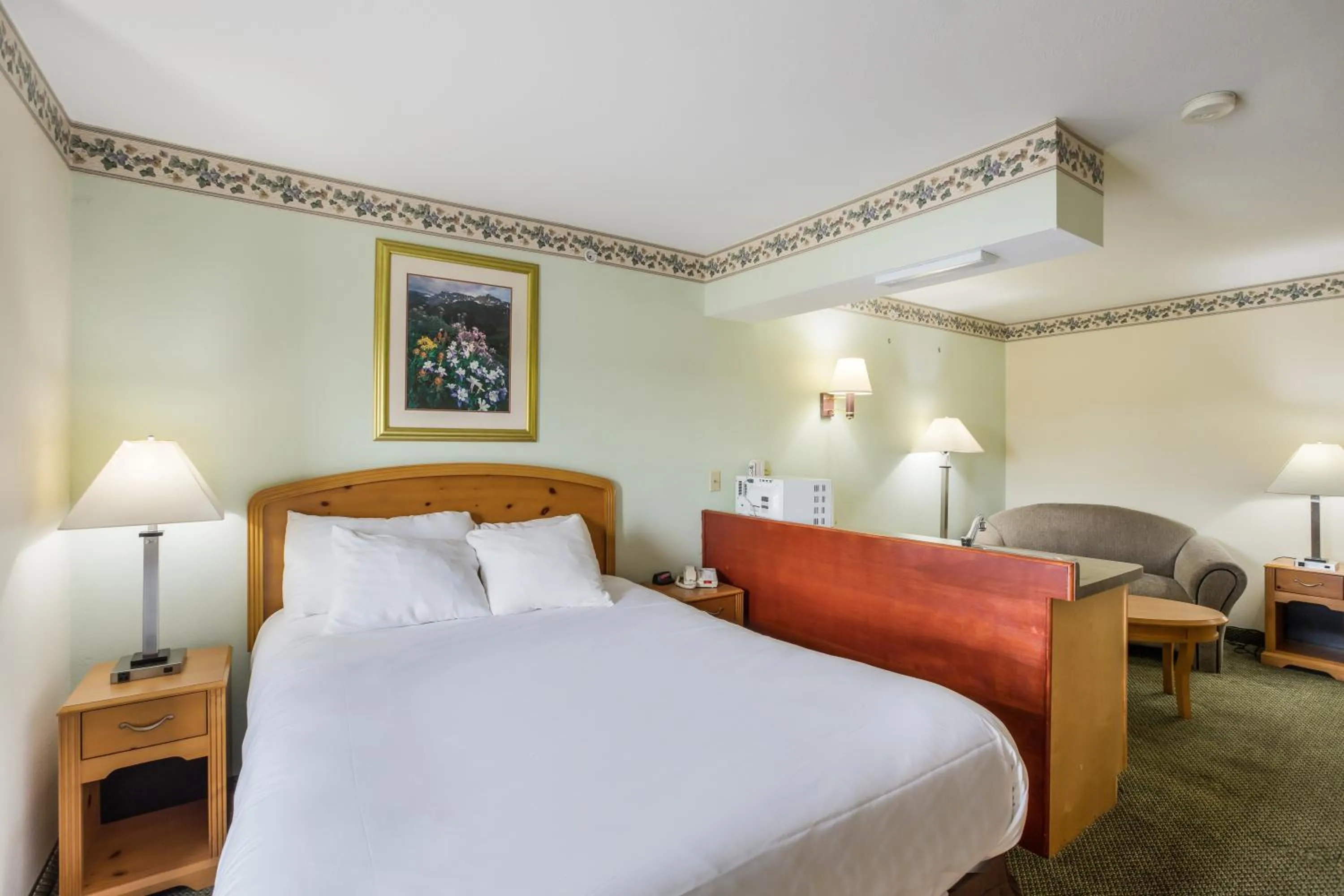 Bed in Americas Best Value Inn Three Rivers