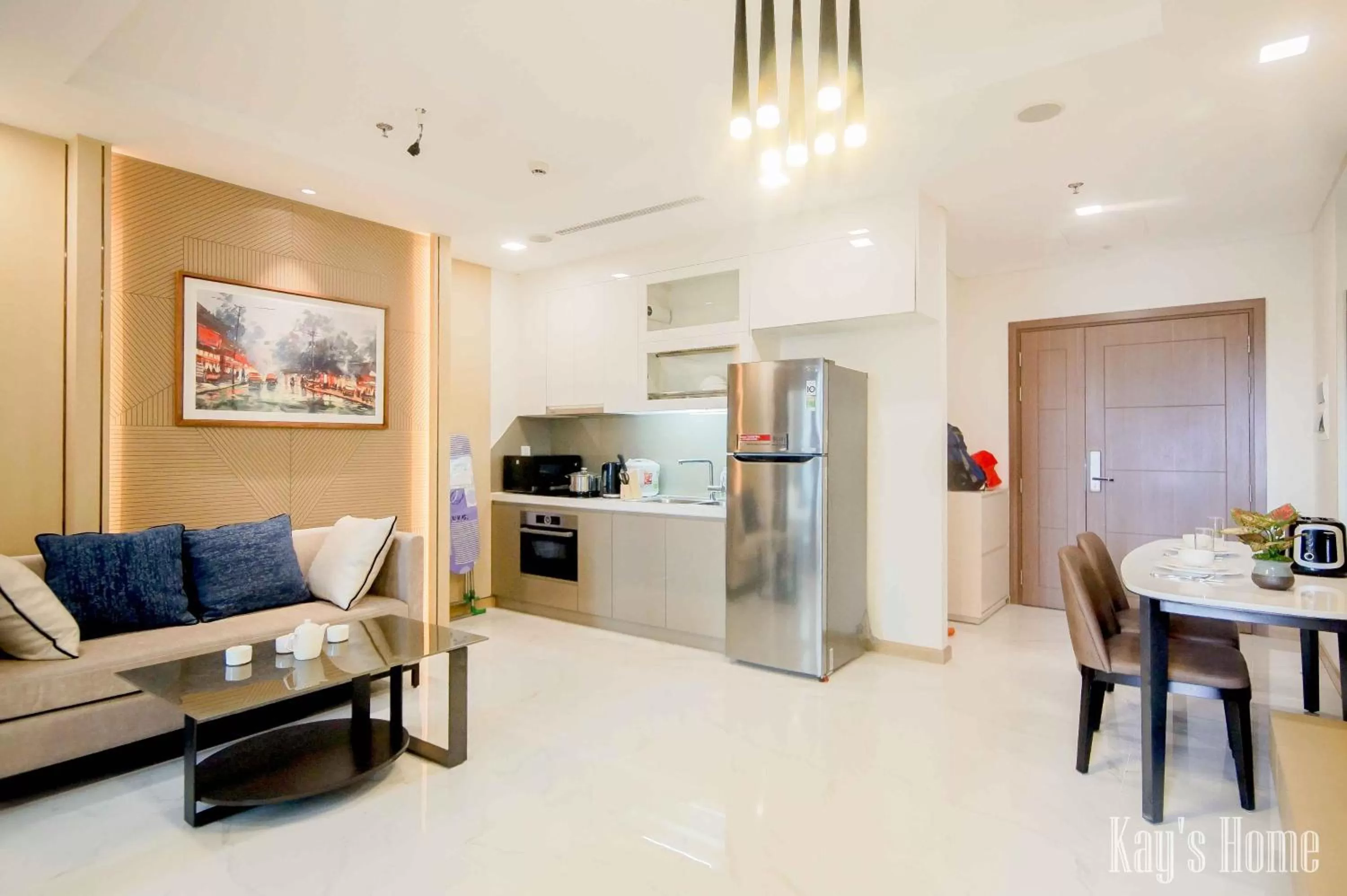 Kitchen or kitchenette, Kitchen/Kitchenette in Vinhomes Central Park-Nice Homes