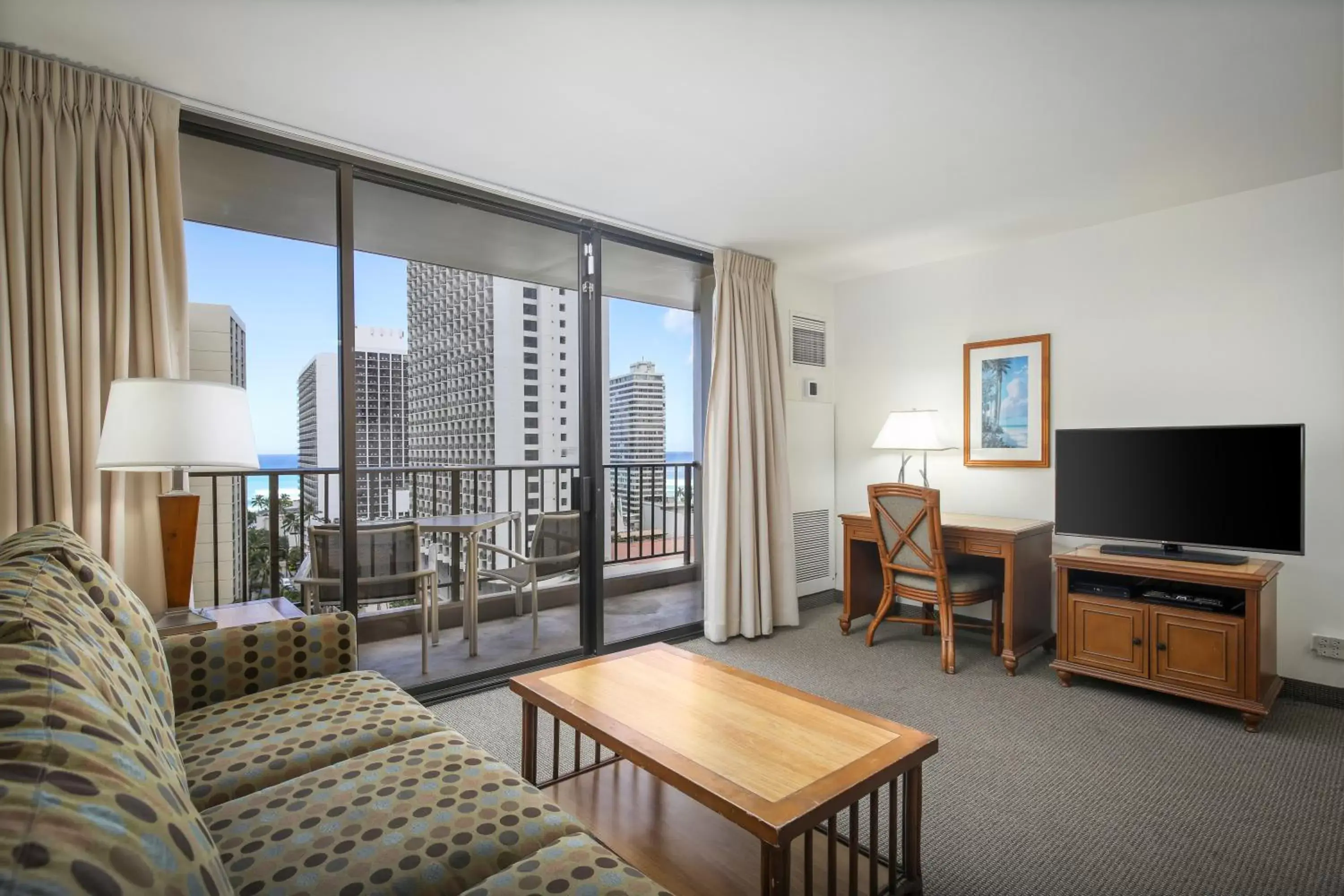 Living room, Seating Area in Aston Waikiki Sunset