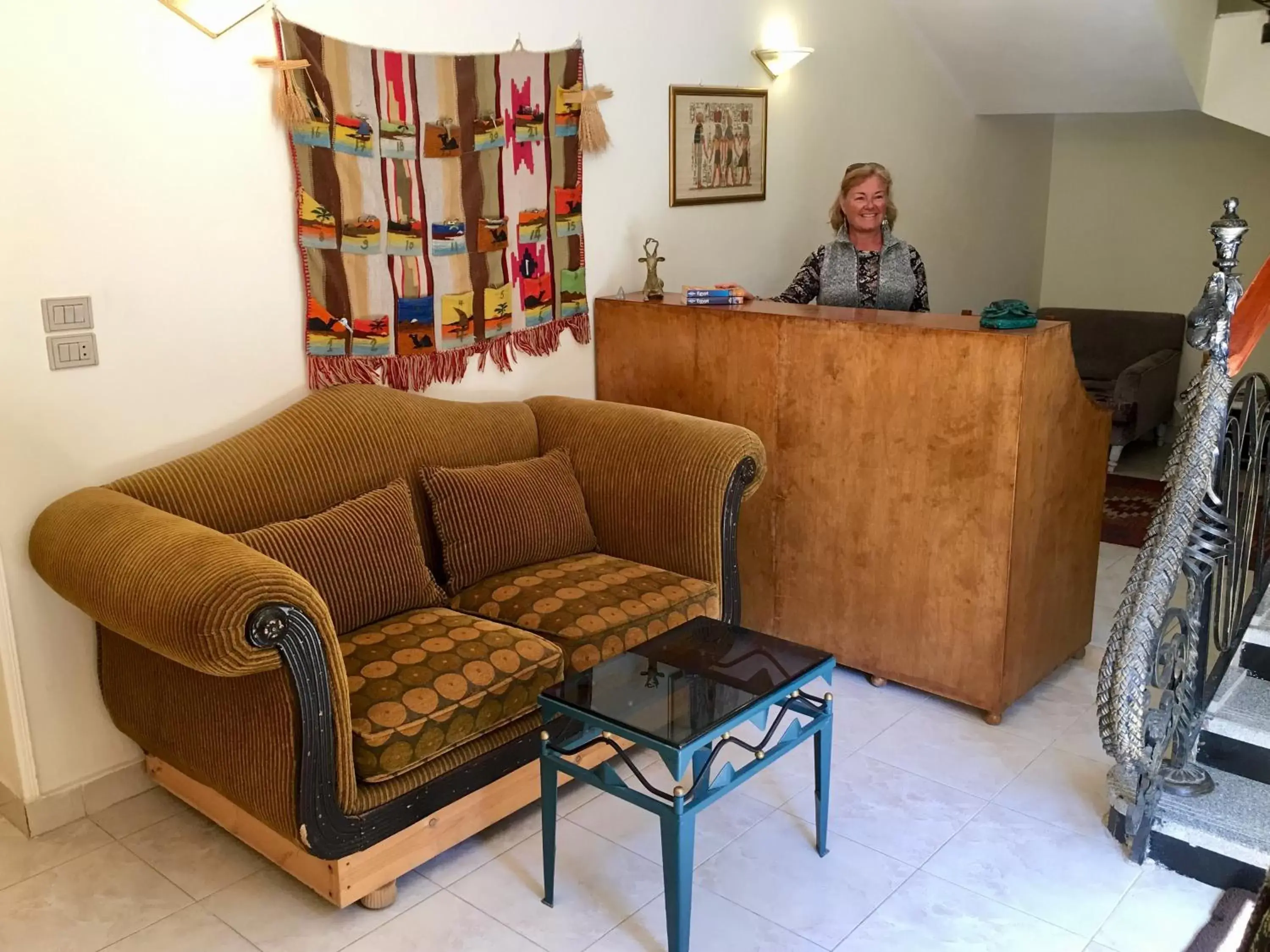 Seating Area in New Memnon Hotel