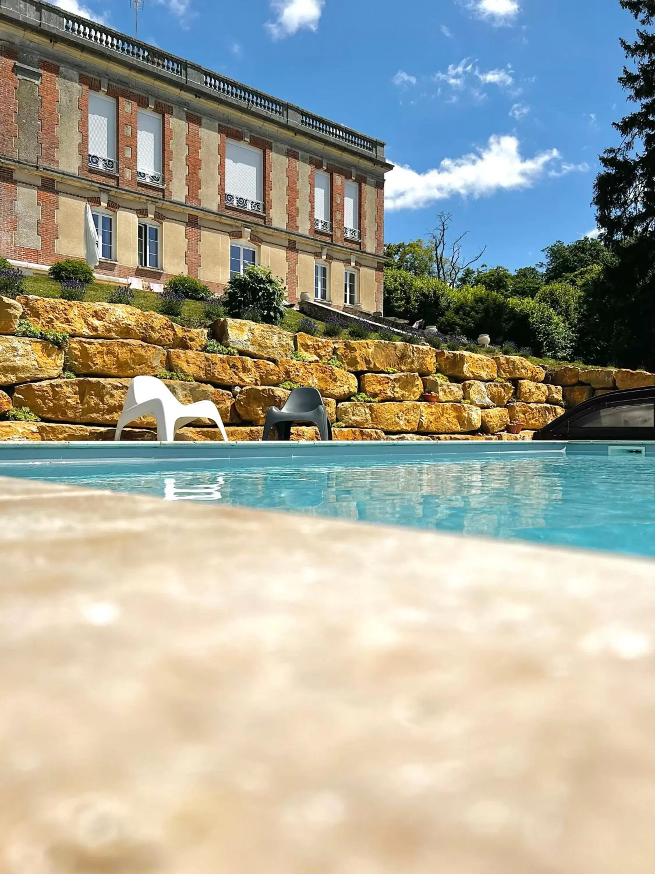 Swimming pool, Property Building in Demeure de la Garenne