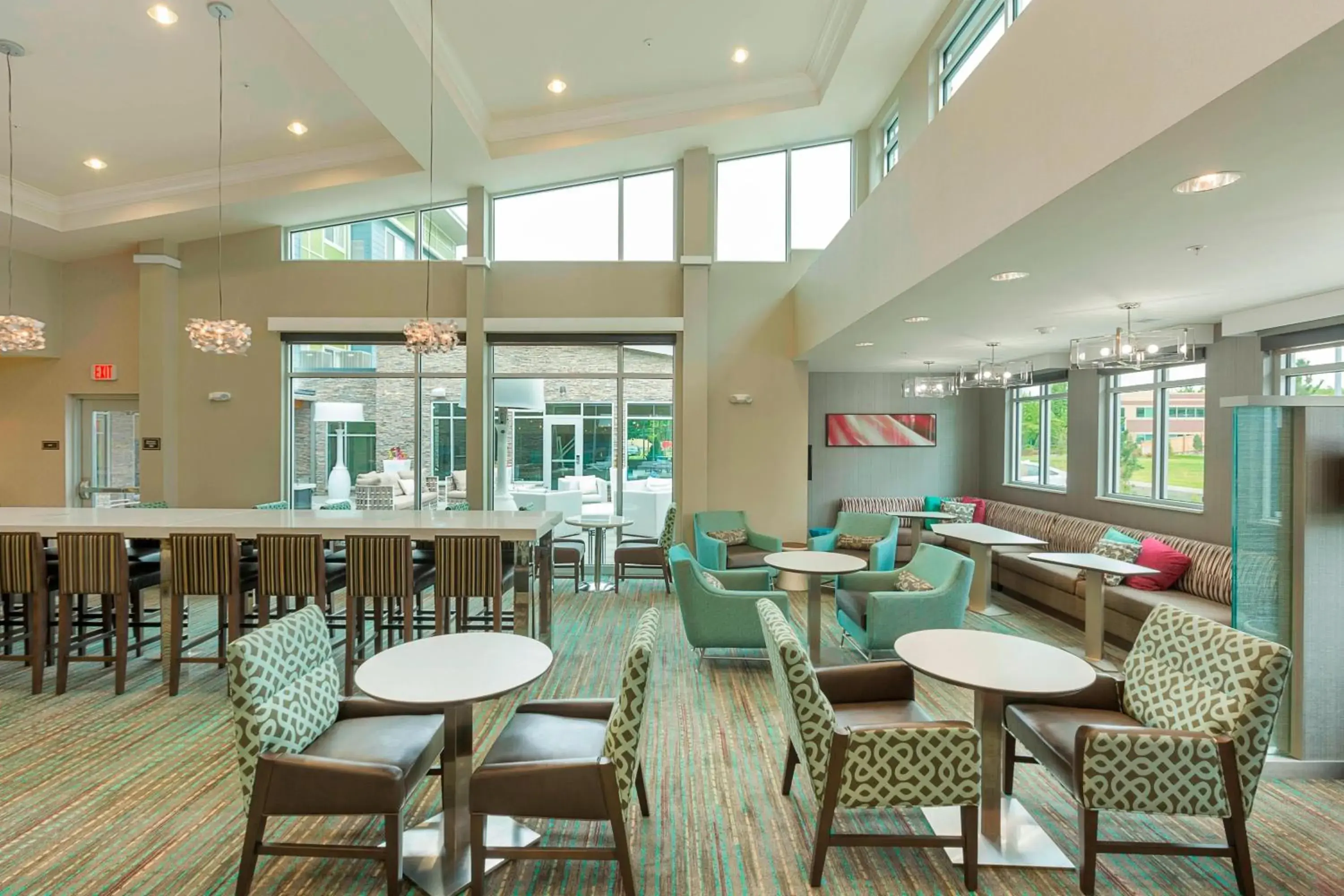 Lobby or reception, Restaurant/Places to Eat in Residence Inn by Marriott Portland Hillsboro/Brookwood