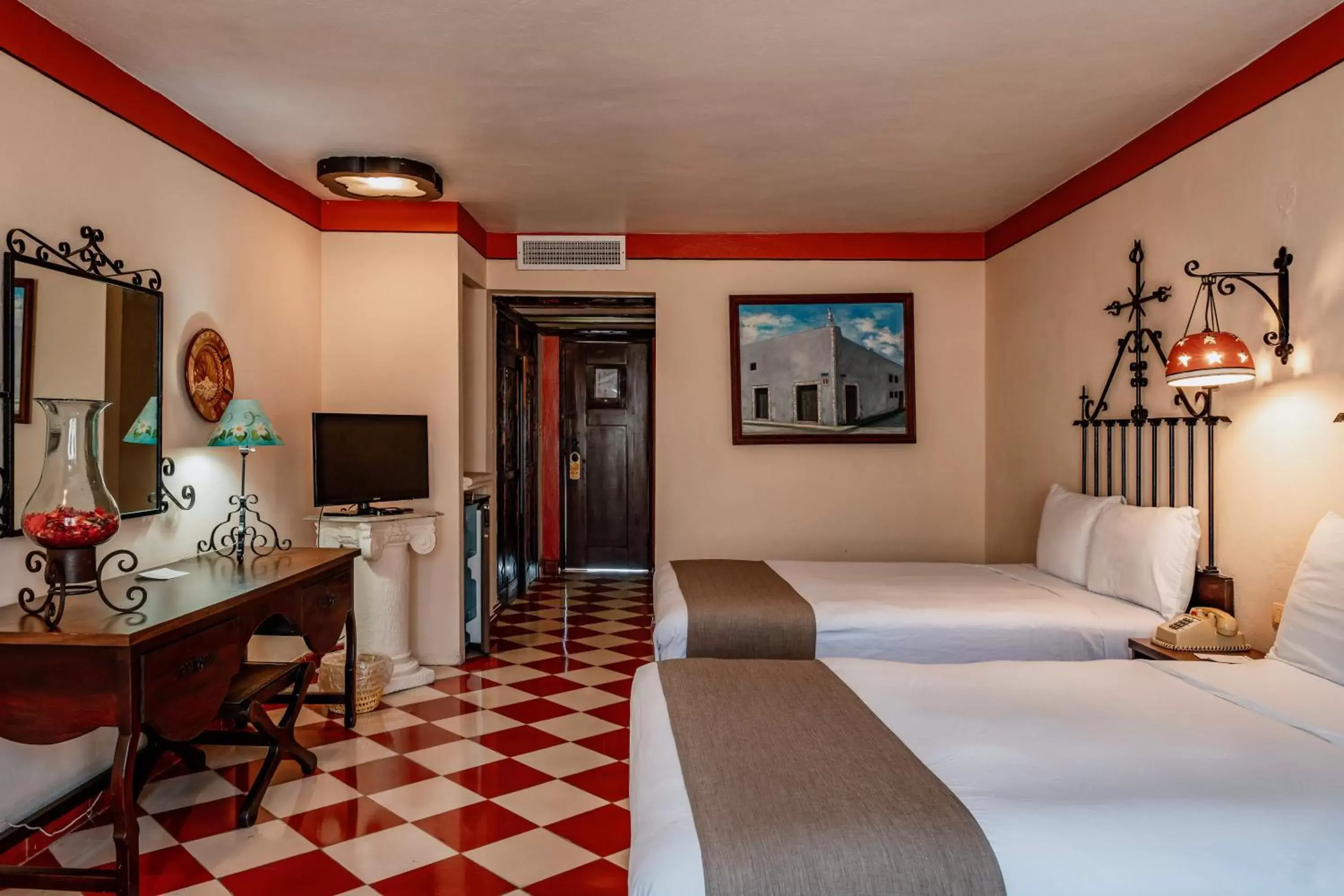 Bedroom, Bed in Casa del Balam Merida Bedroom, Bed in Casa del Balam Merida