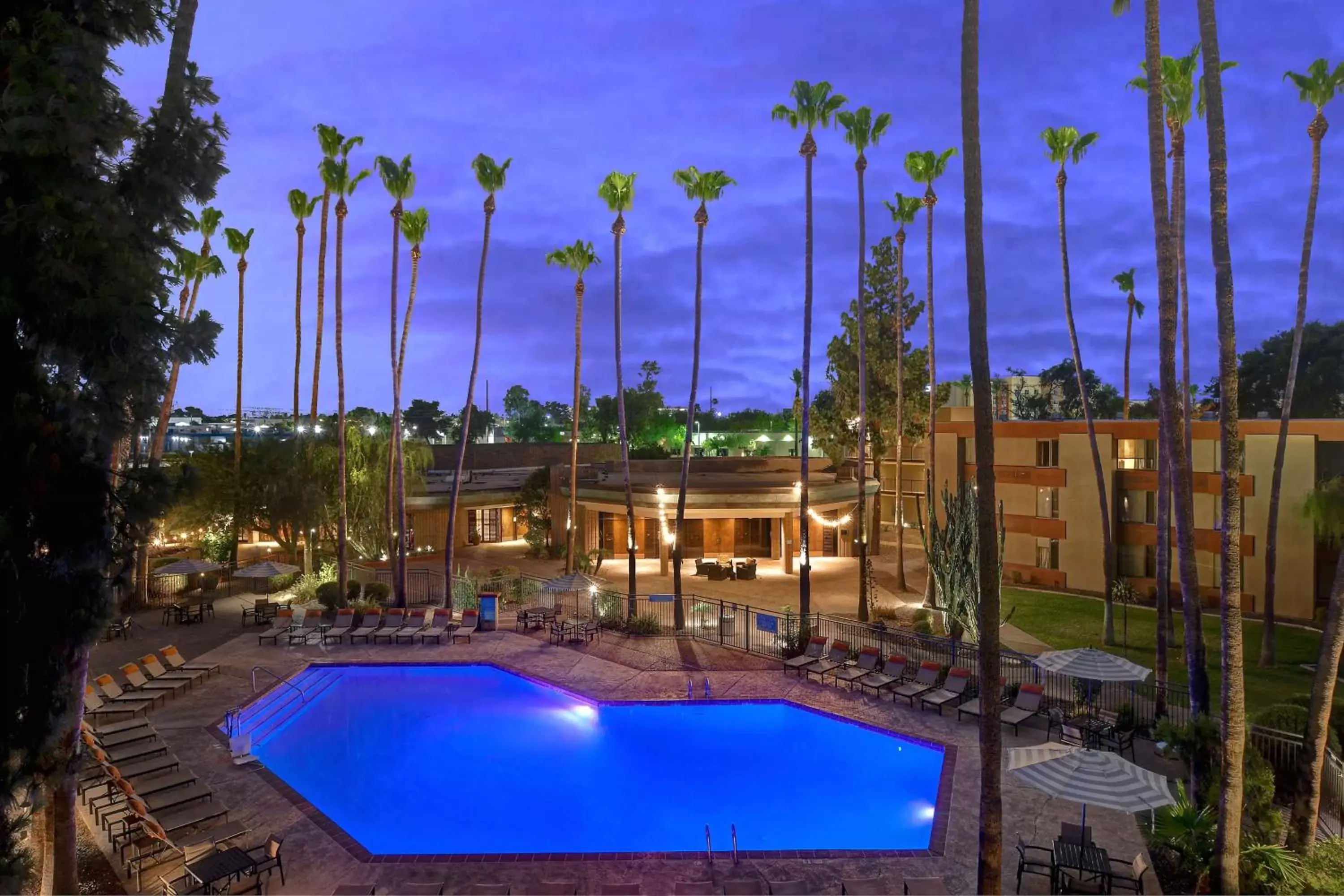 Pool View in DoubleTree by Hilton Phoenix- Tempe
