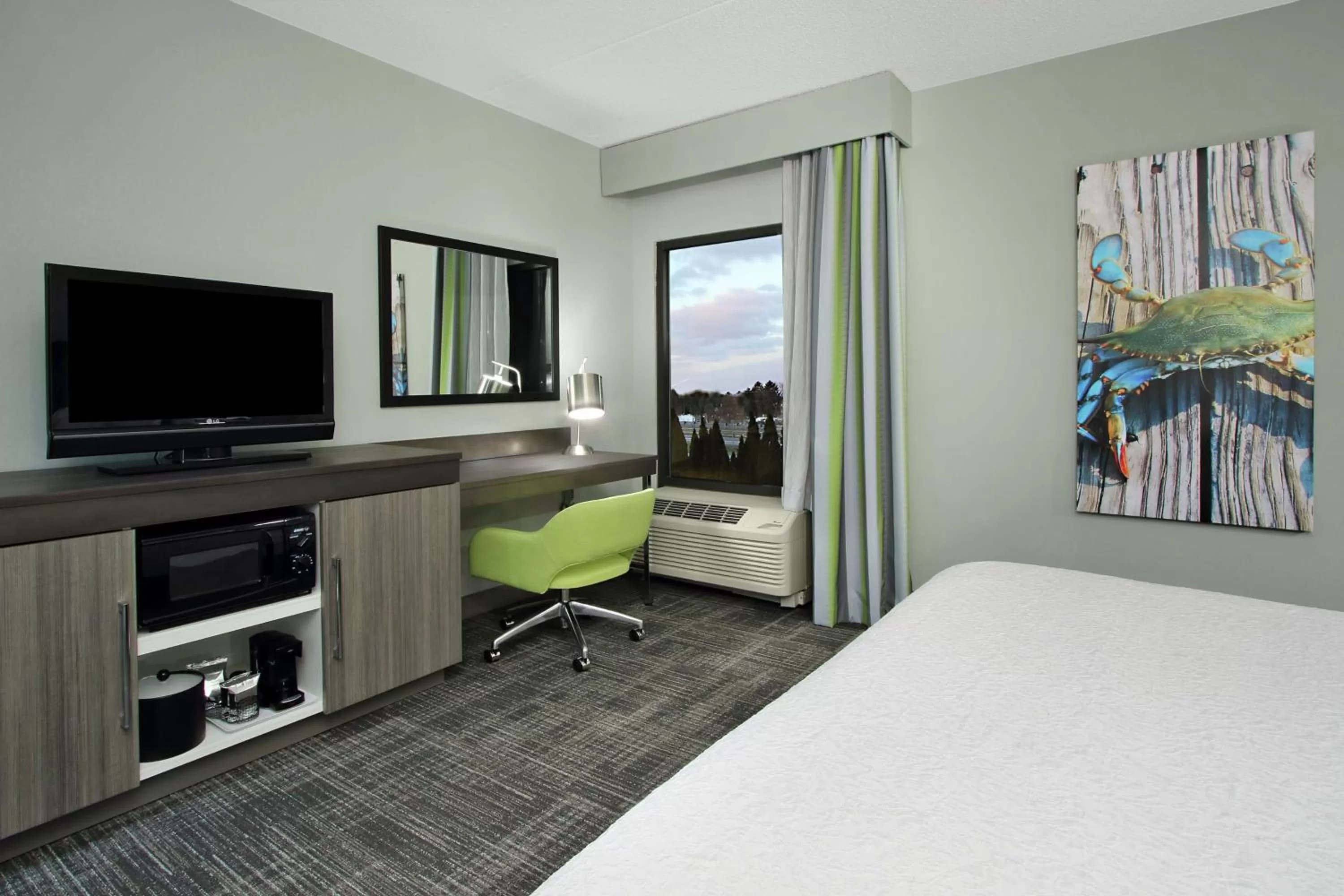 Bedroom, Bed in Hampton Inn Hagerstown-Maugansville