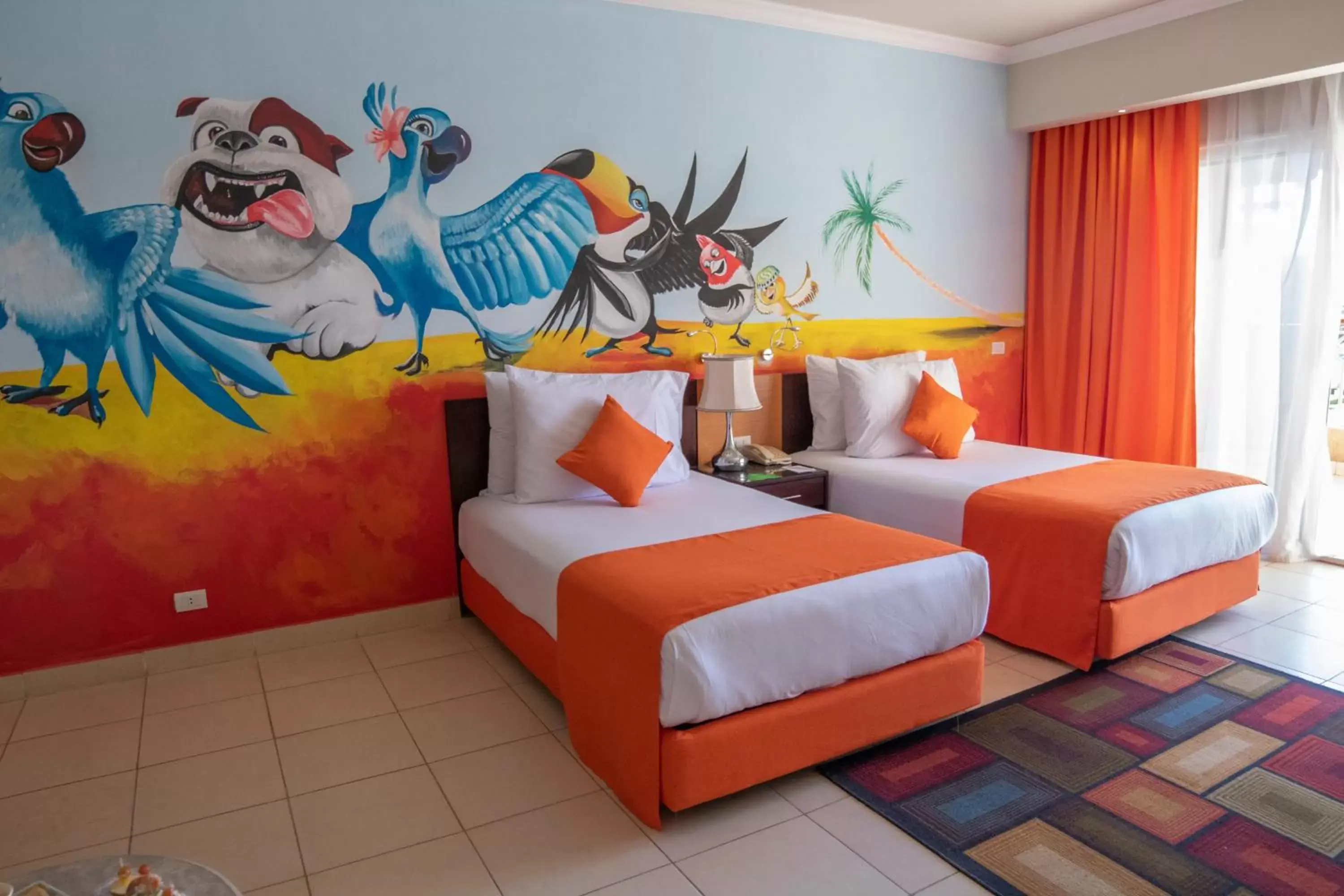 Bedroom, Bed in Parrotel Lagoon Waterpark Resort
