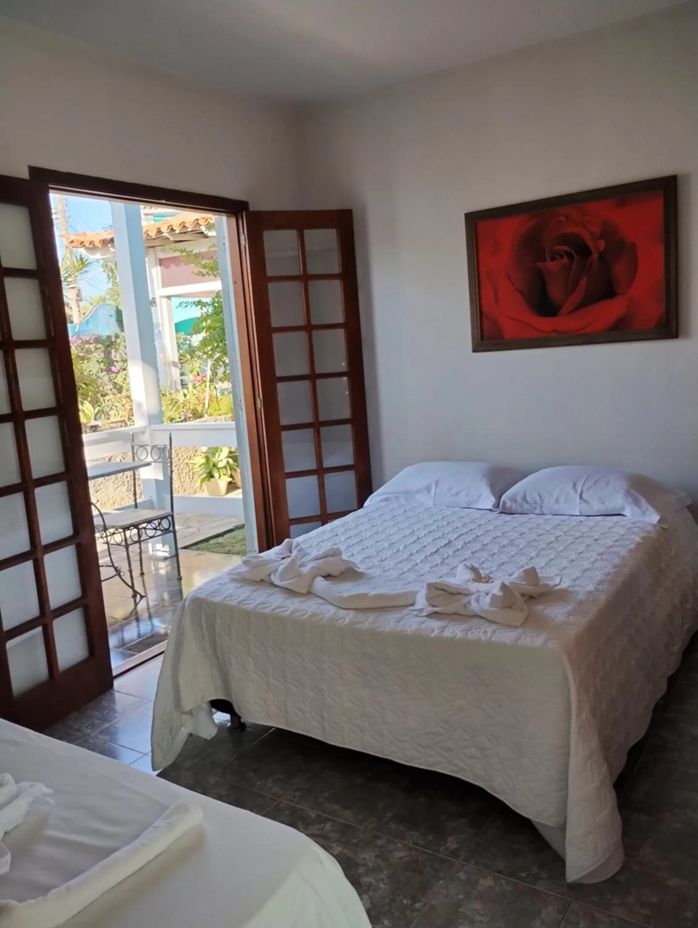 Bed in Pousada Paraíso do Atlântico