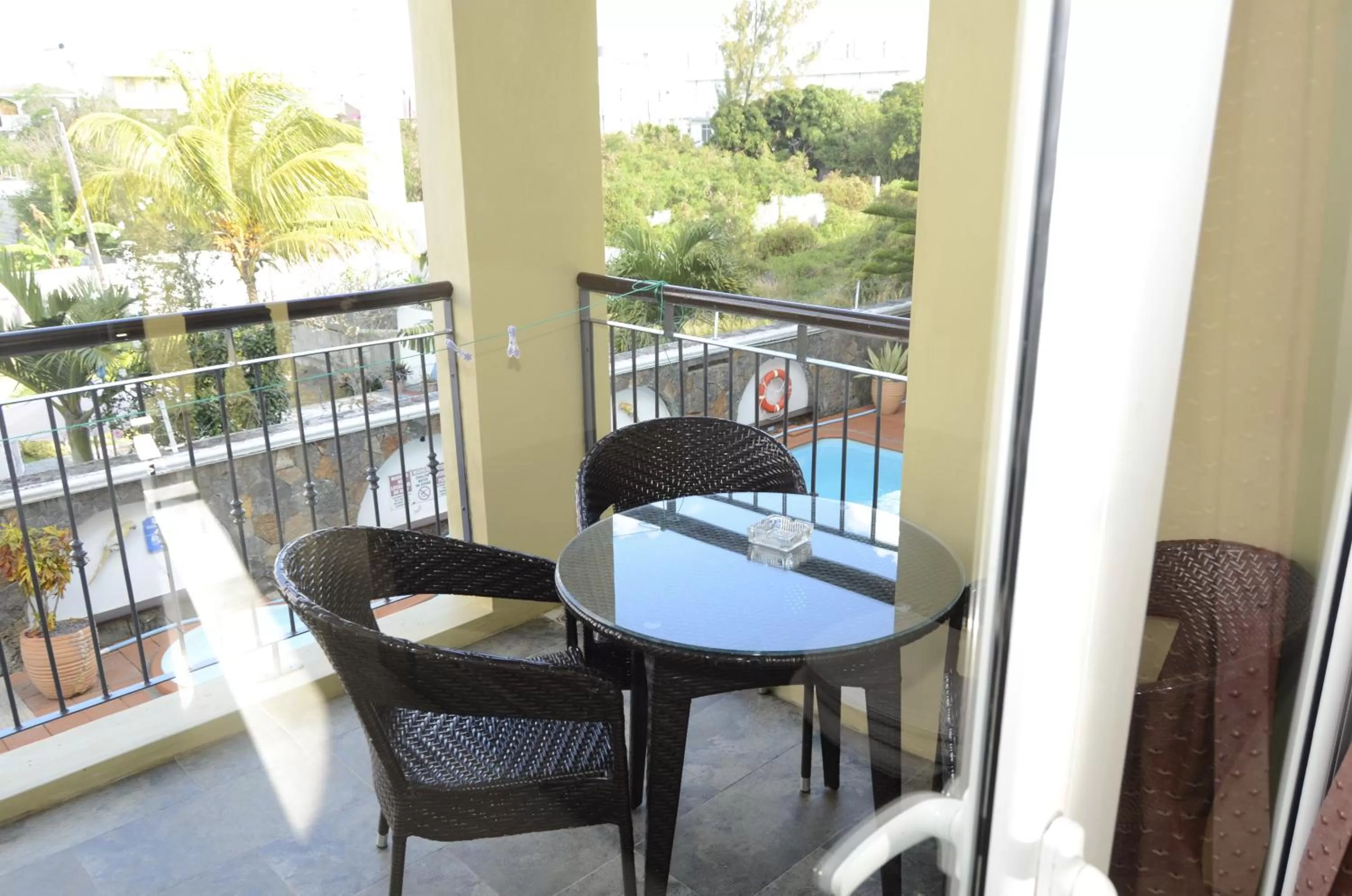 Balcony/Terrace in Villa Narmada